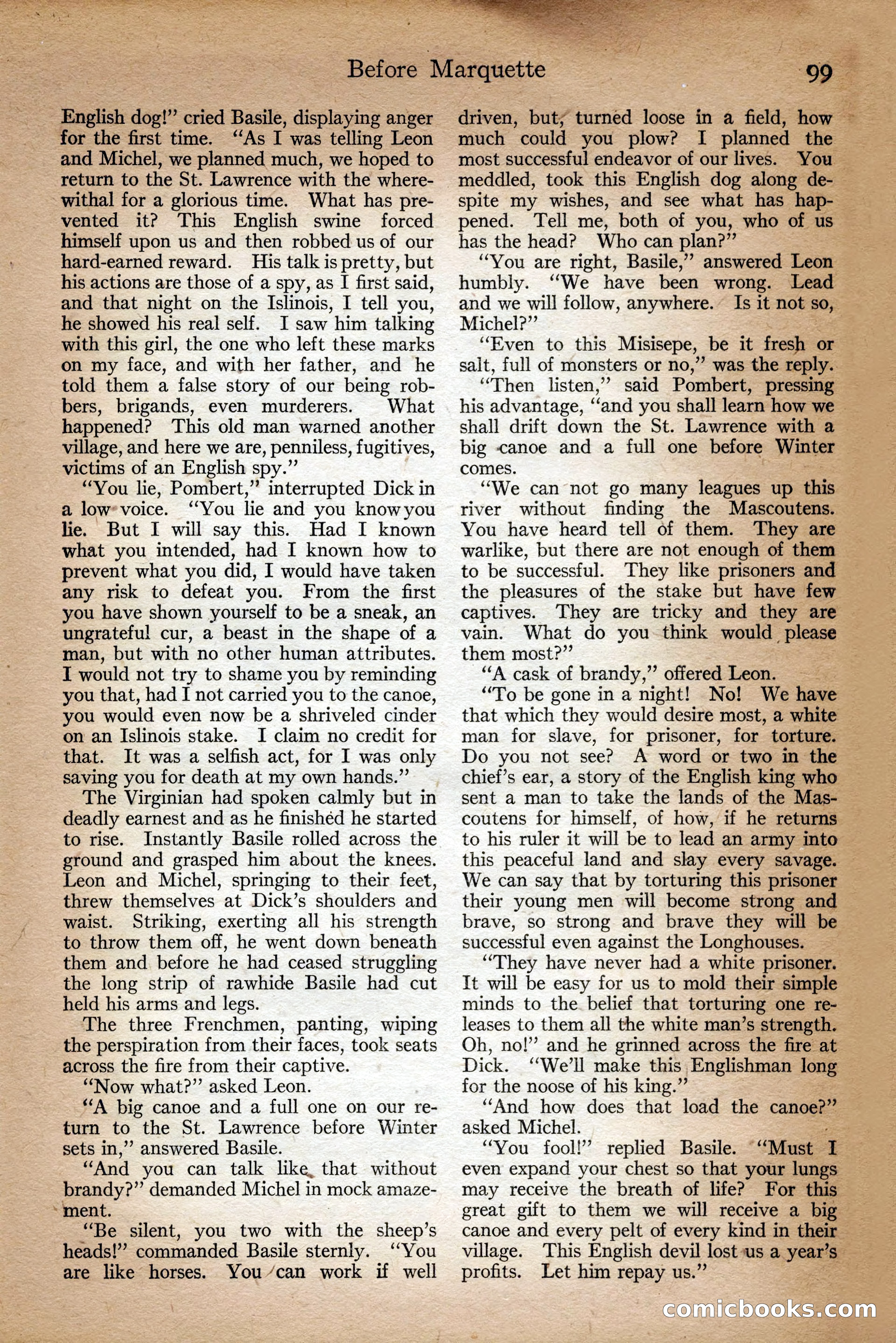 Adventure Magazine Cover, September 3, 1918 — page 101 of 196