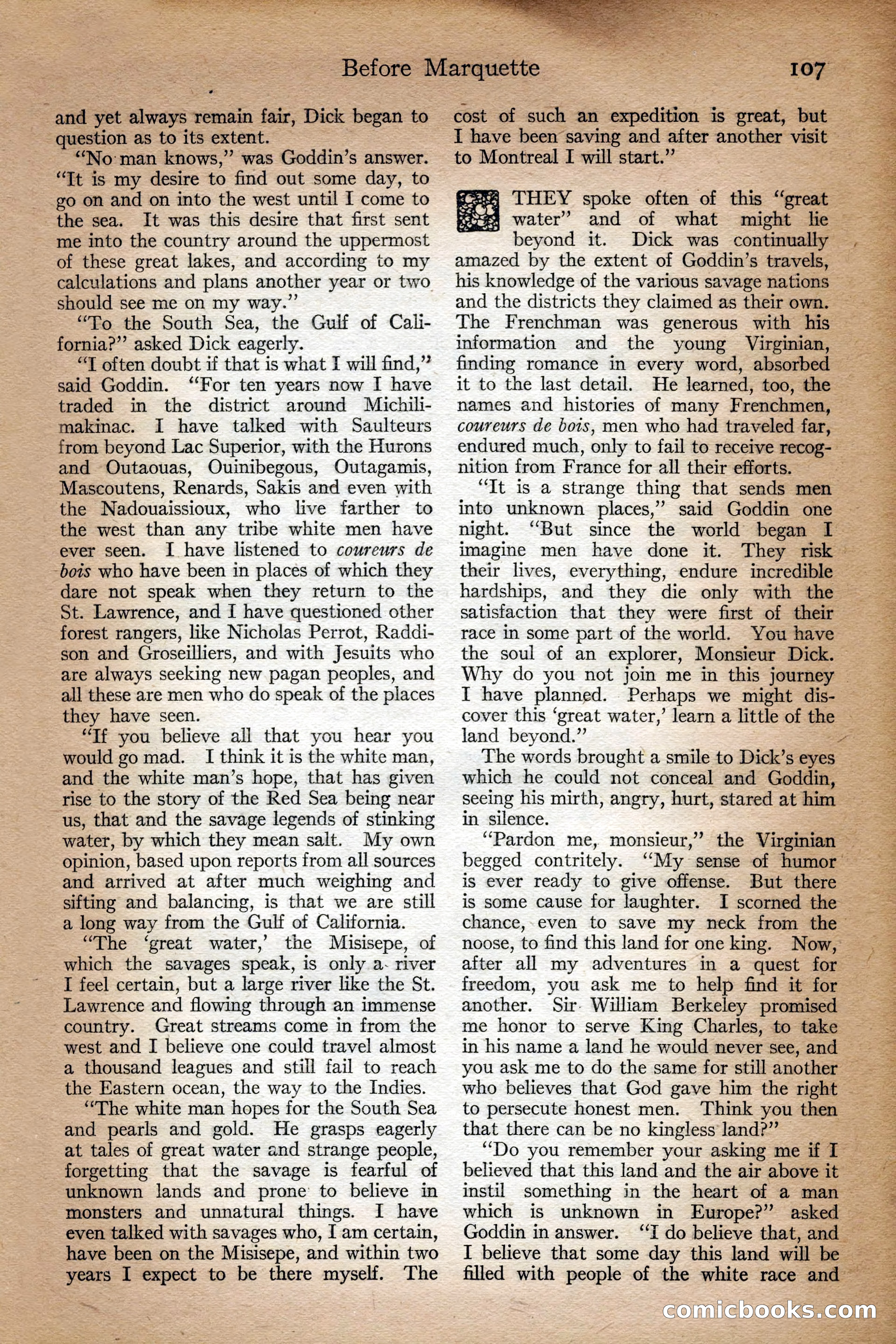 Adventure Magazine Cover, September 3, 1918 — page 109 of 196