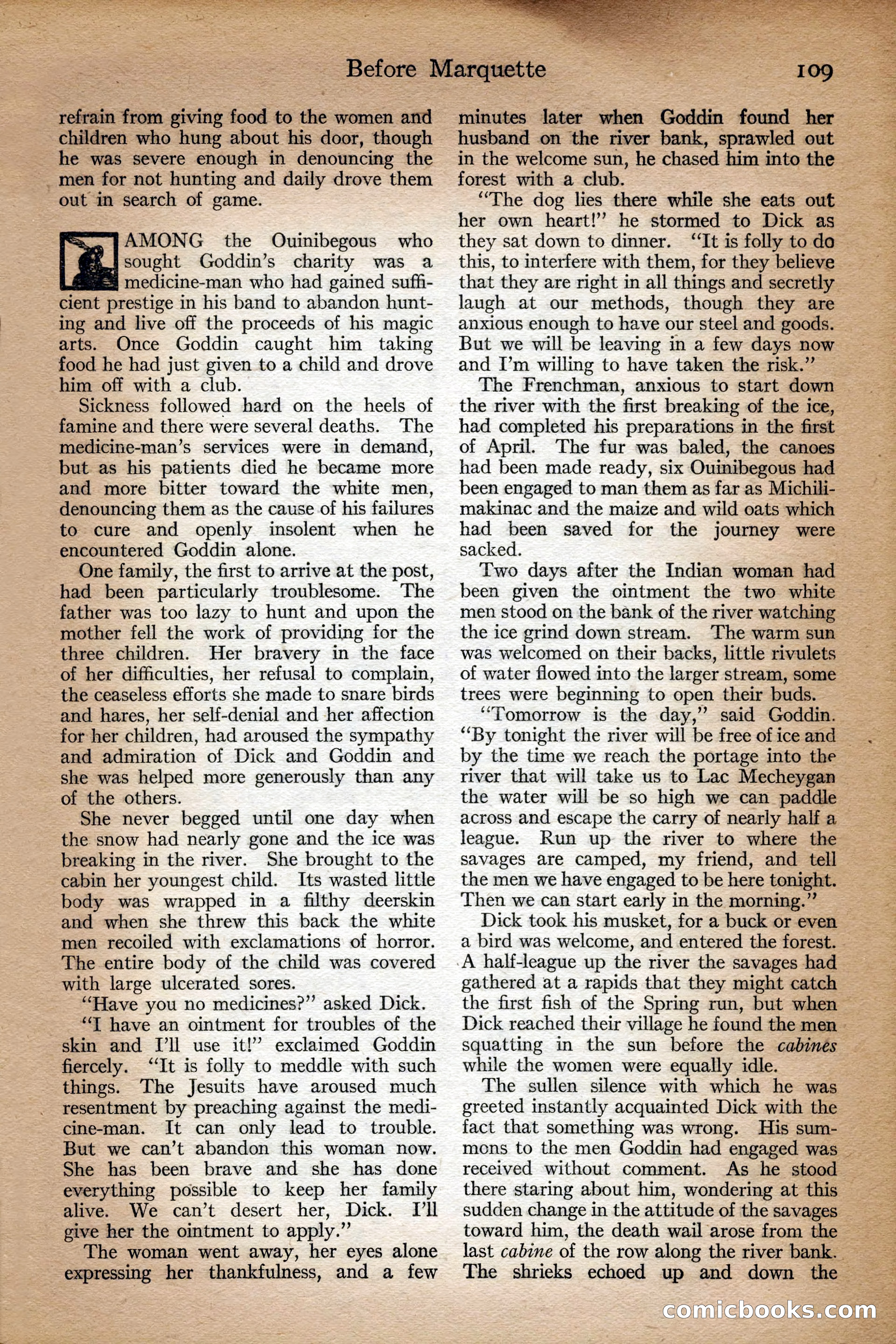 Adventure Magazine Cover, September 3, 1918 — page 111 of 196