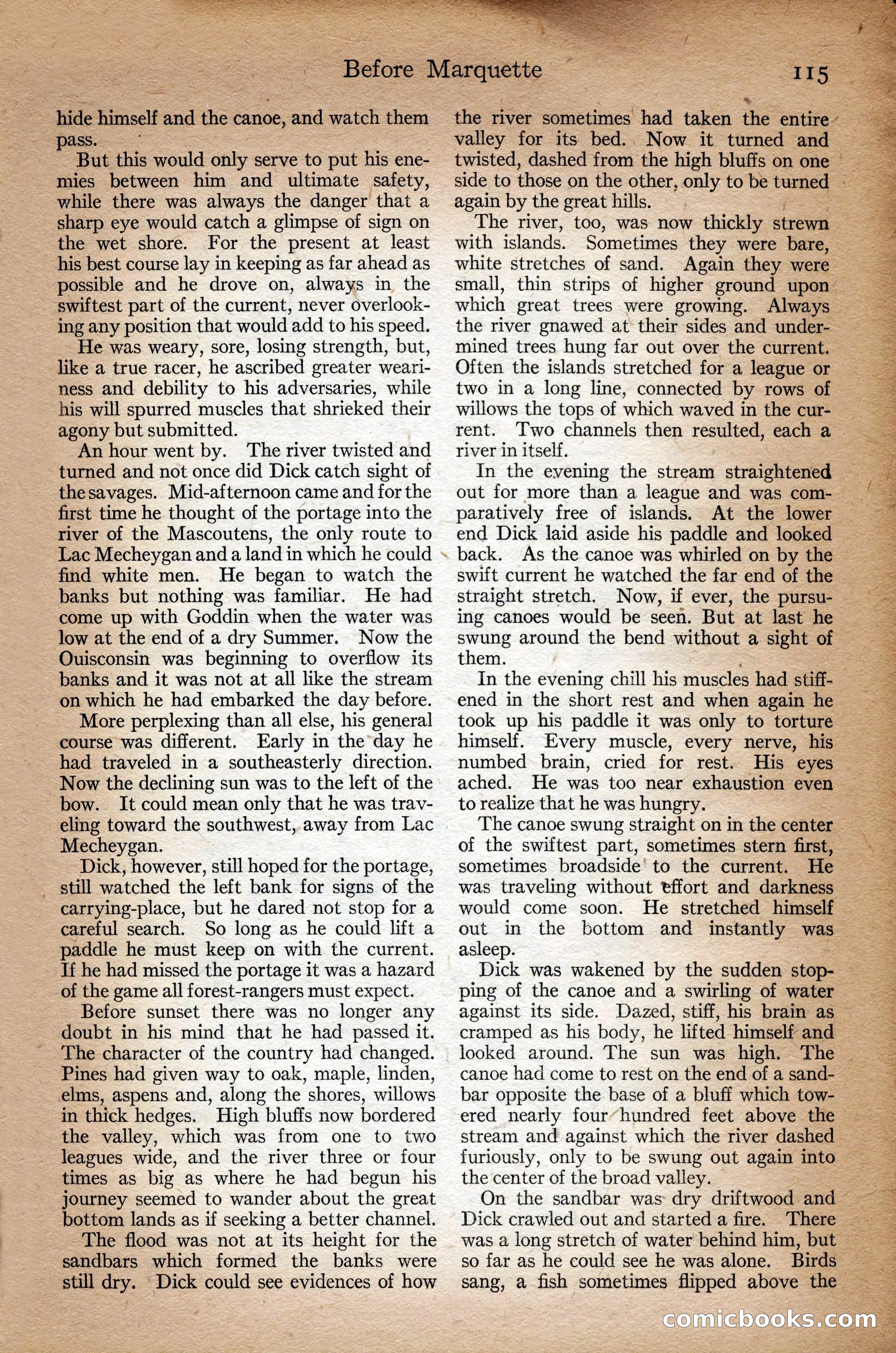 Adventure Magazine Cover, September 3, 1918 — page 117 of 196