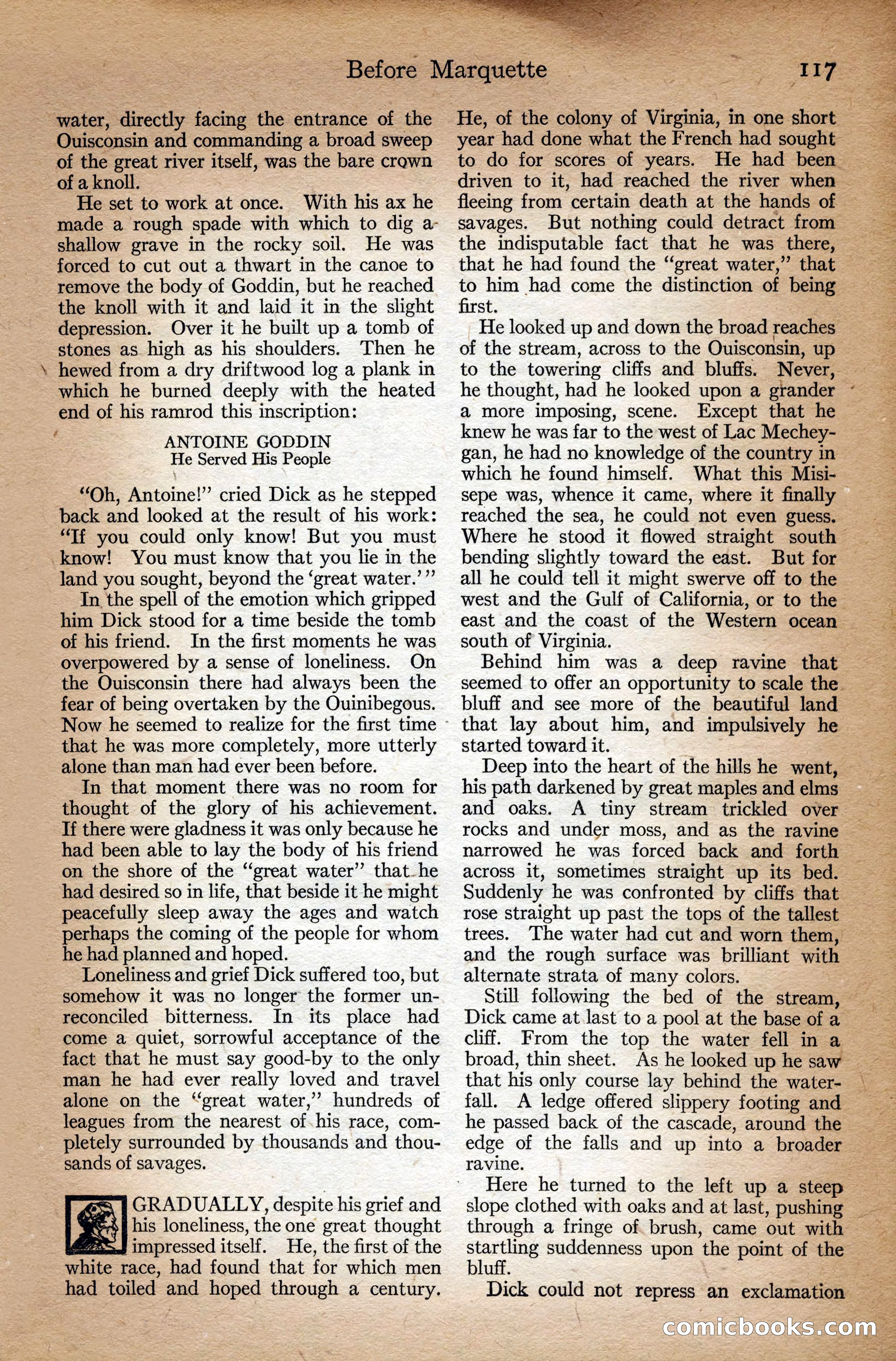 Adventure Magazine Cover, September 3, 1918 — page 119 of 196