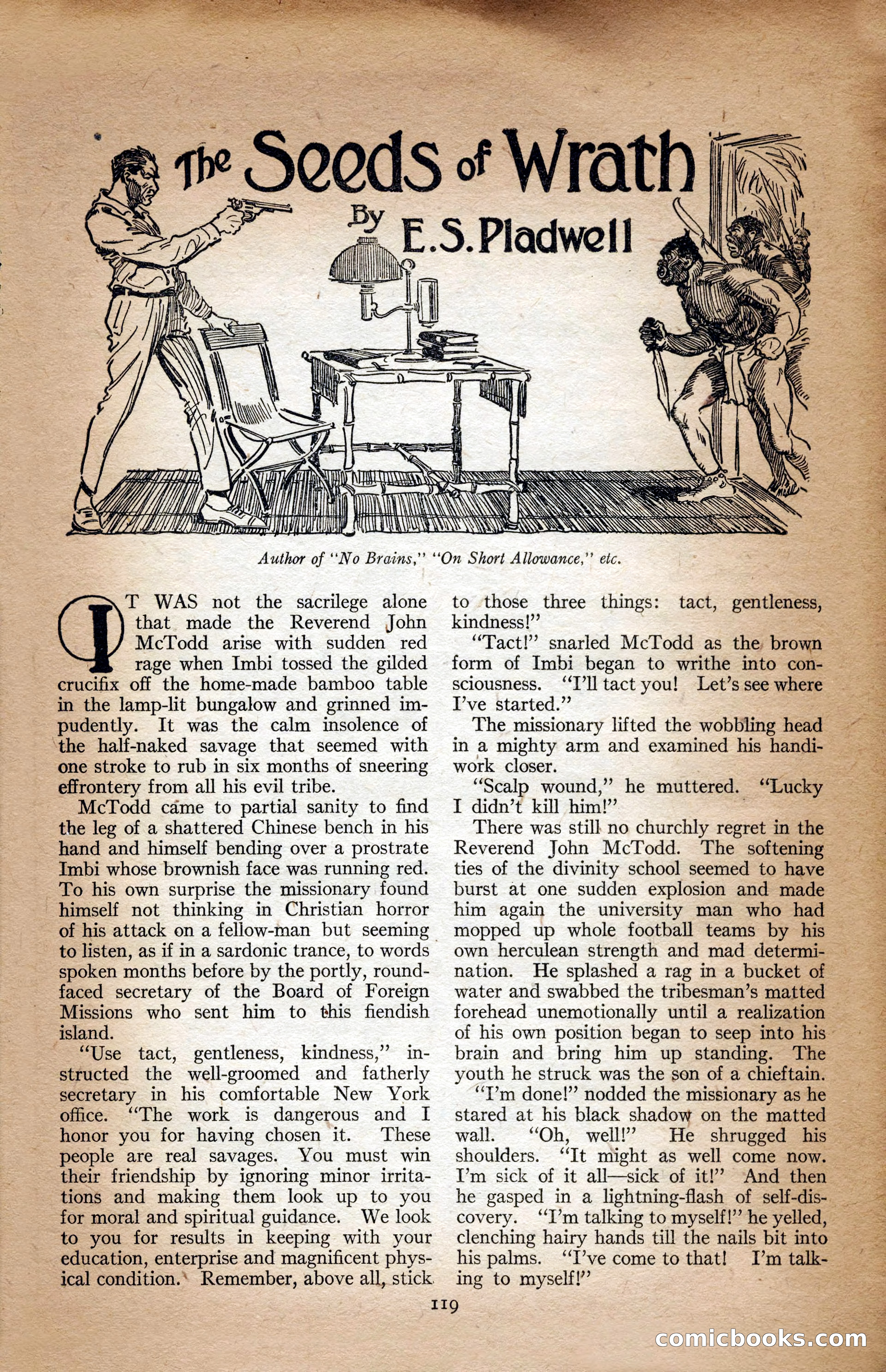 Adventure Magazine Cover, September 3, 1918 — page 121 of 196