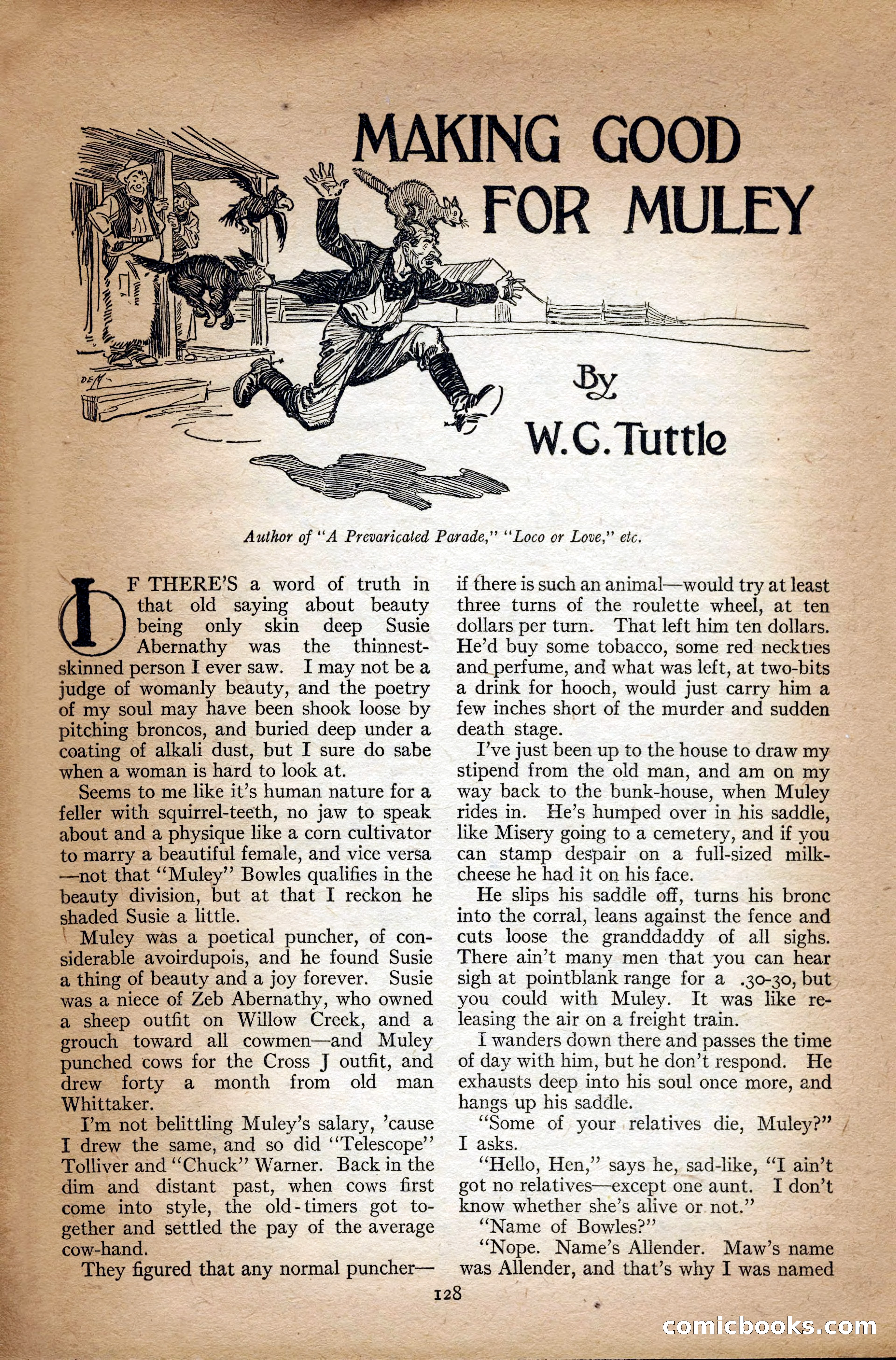 Adventure Magazine Cover, September 3, 1918 — page 130 of 196