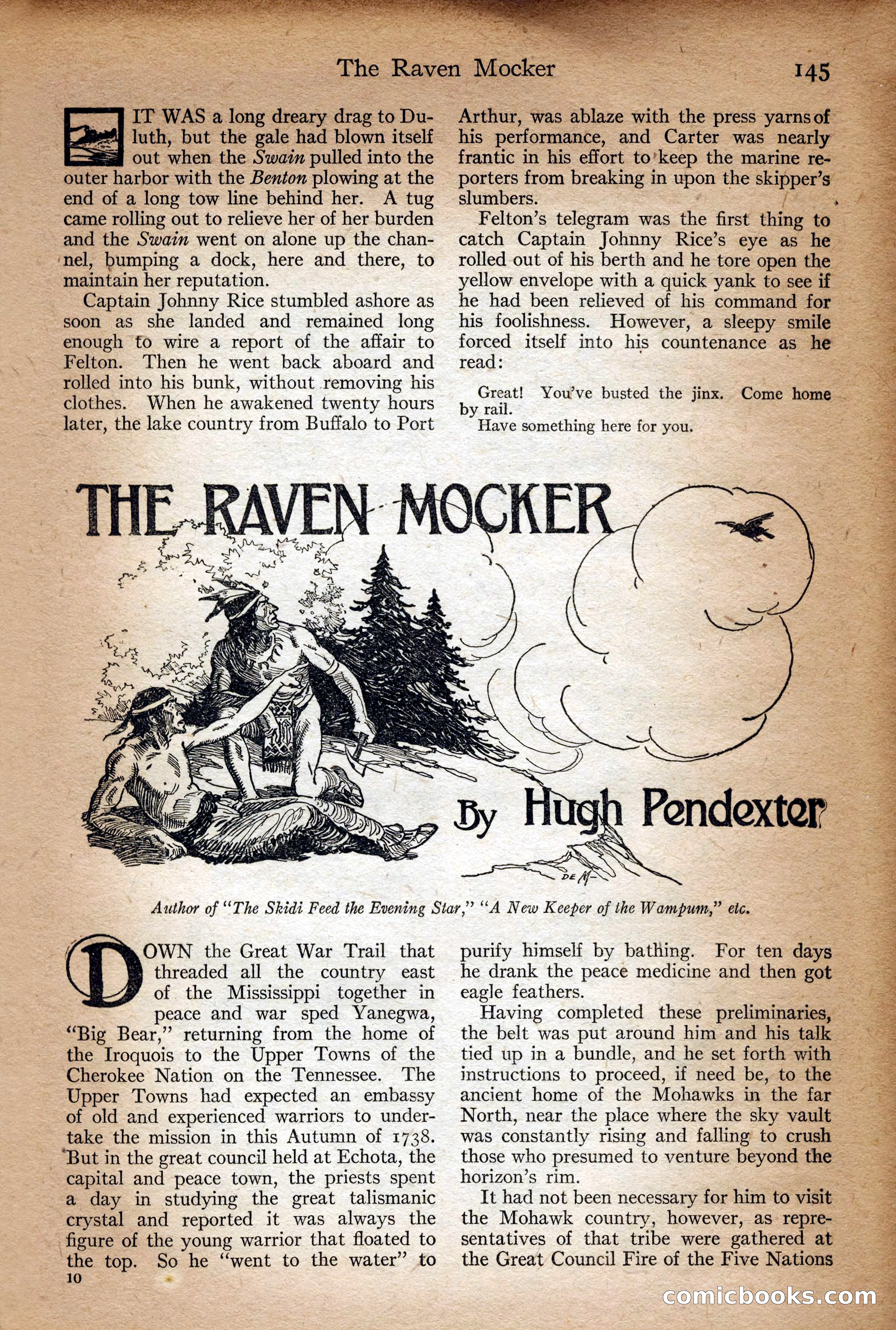 Adventure Magazine Cover, September 3, 1918 — page 147 of 196