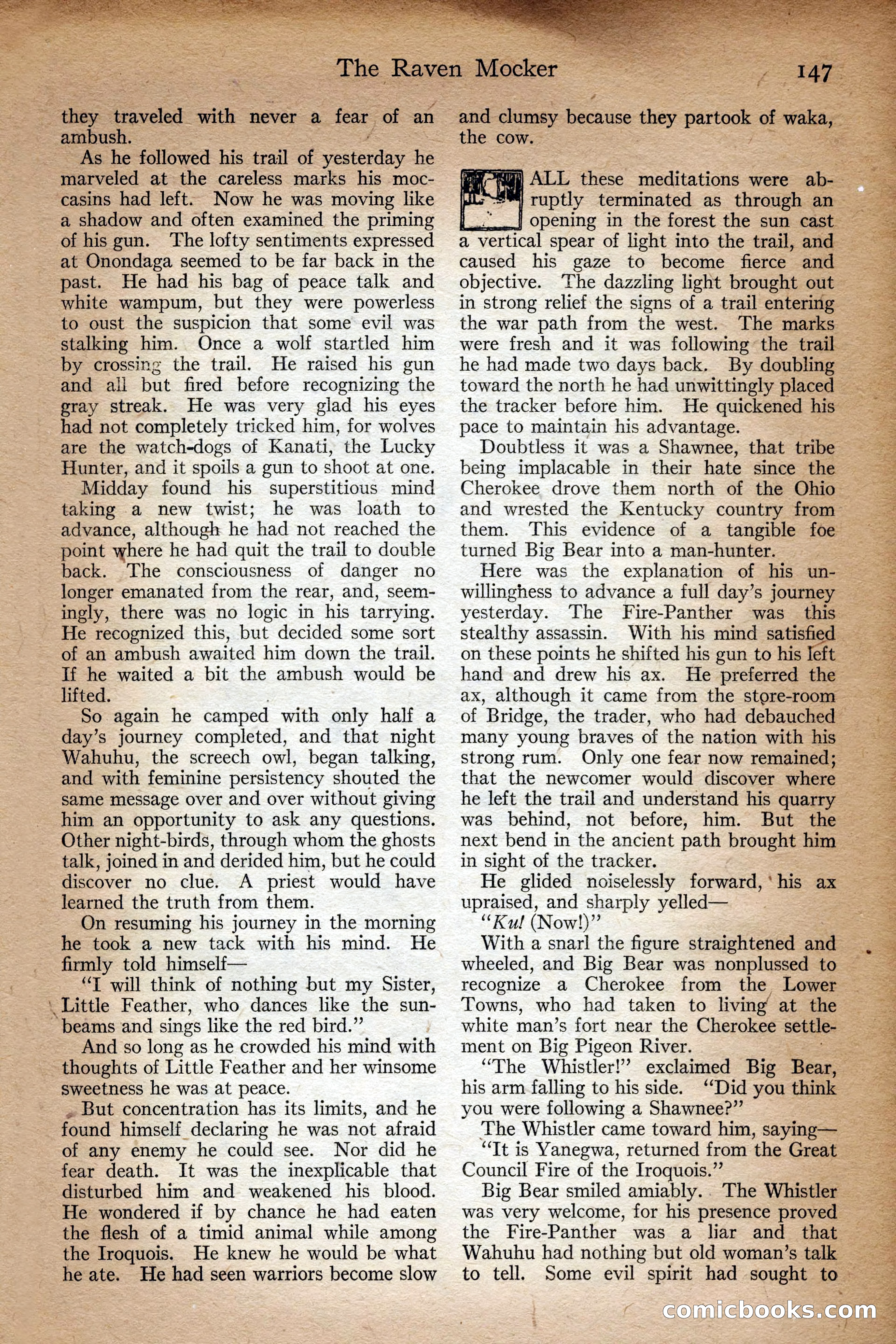 Adventure Magazine Cover, September 3, 1918 — page 149 of 196