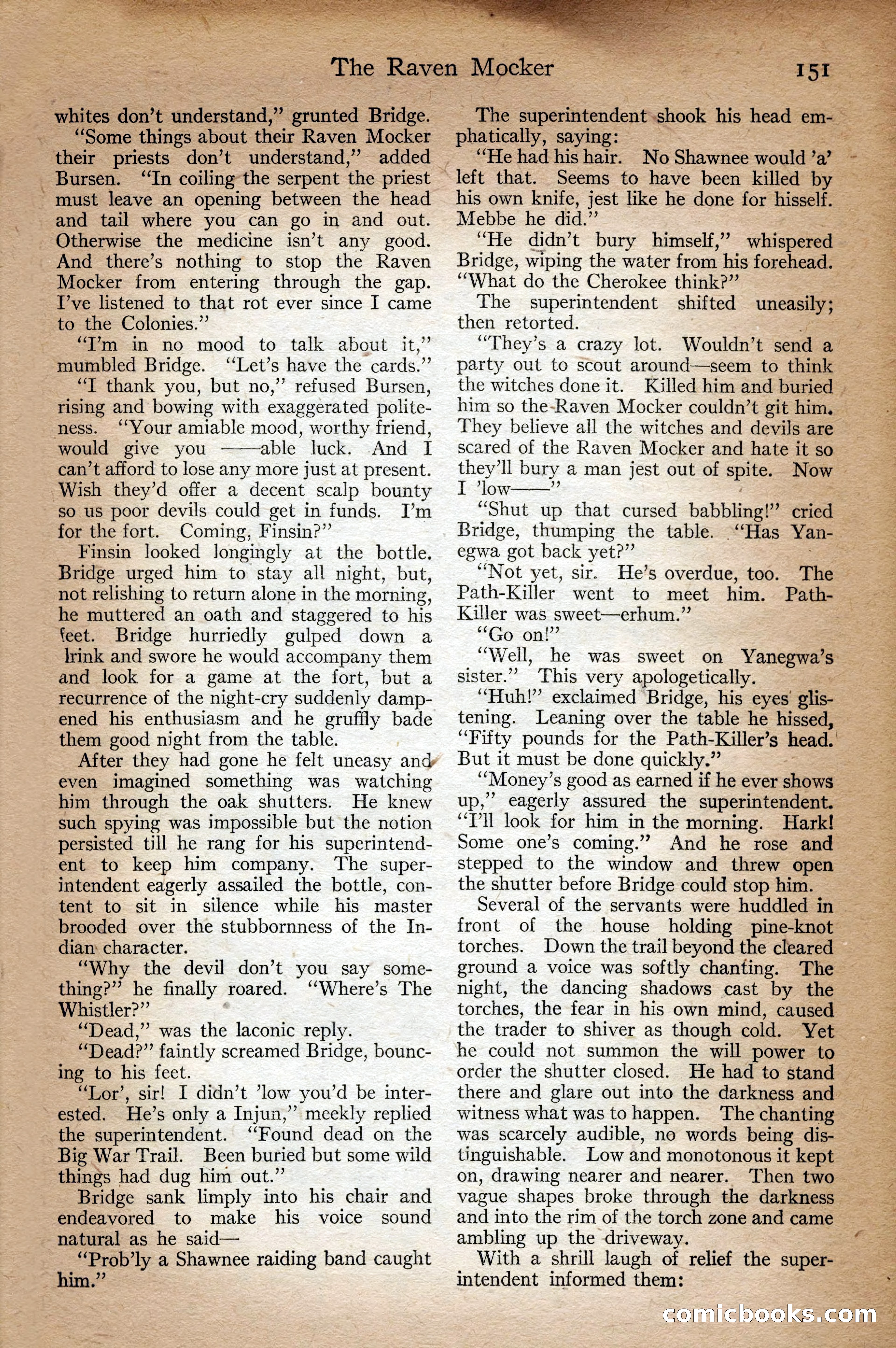 Adventure Magazine Cover, September 3, 1918 — page 153 of 196
