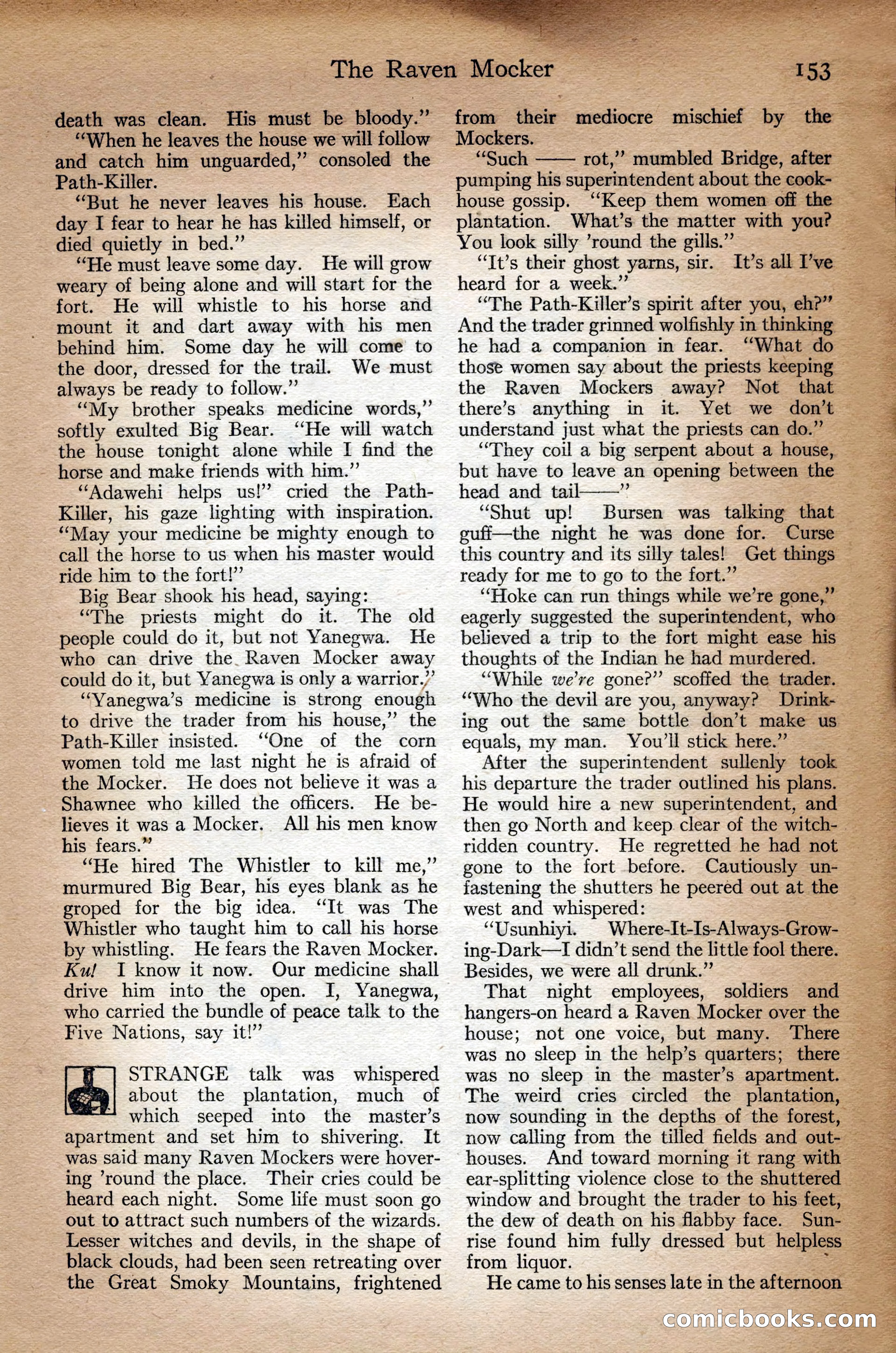 Adventure Magazine Cover, September 3, 1918 — page 155 of 196