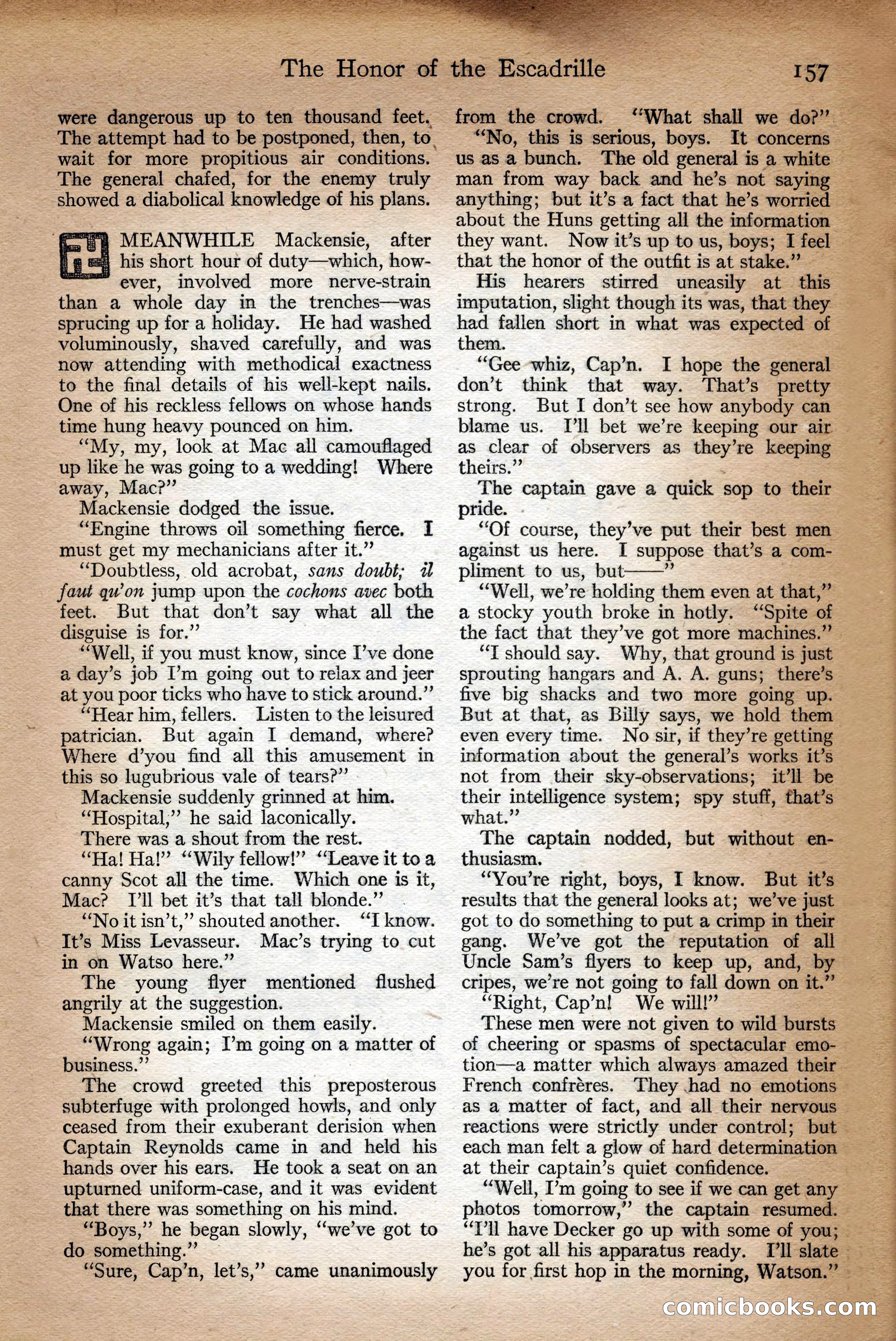 Adventure Magazine Cover, September 3, 1918 — page 159 of 196