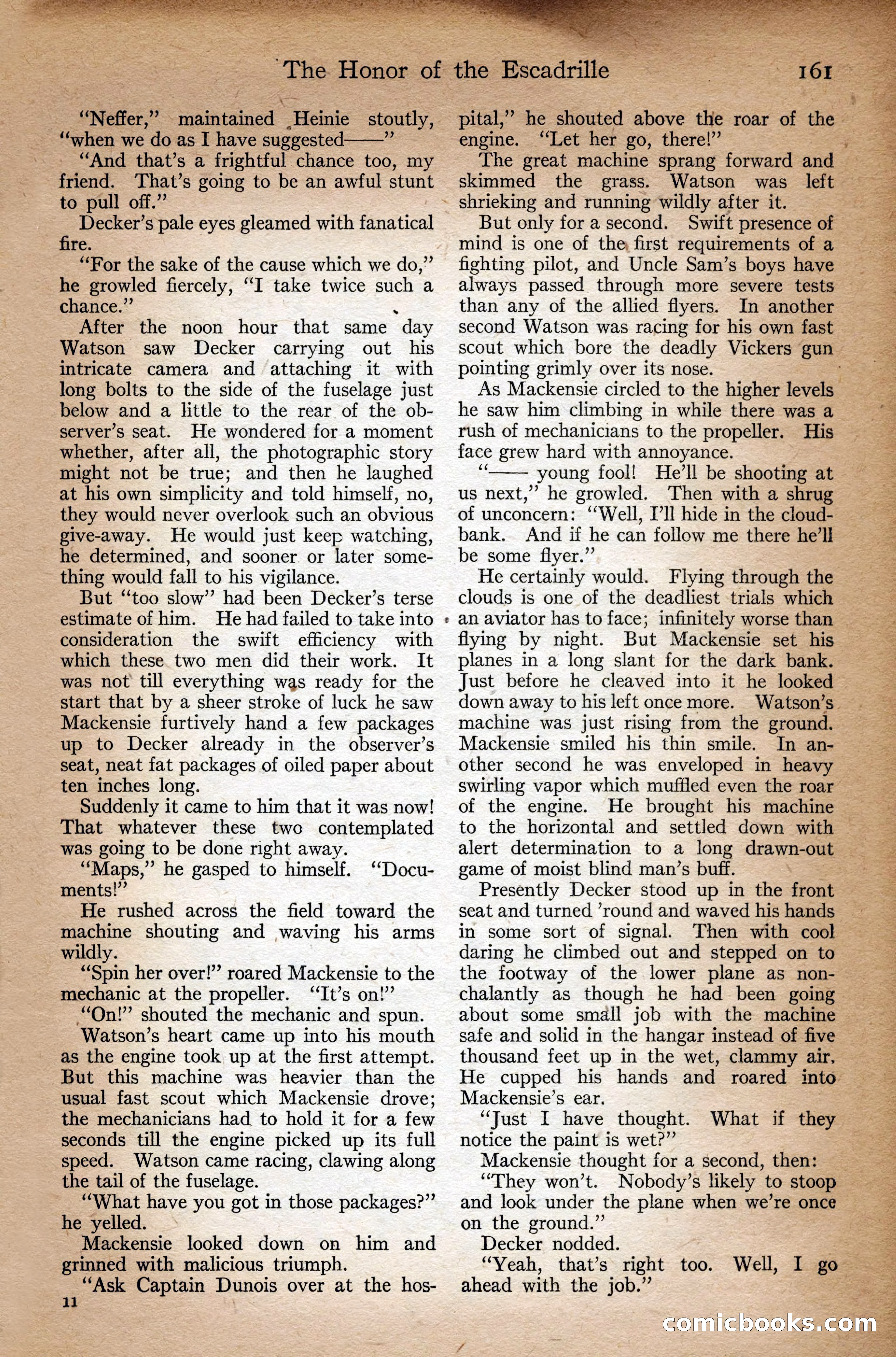Adventure Magazine Cover, September 3, 1918 — page 163 of 196