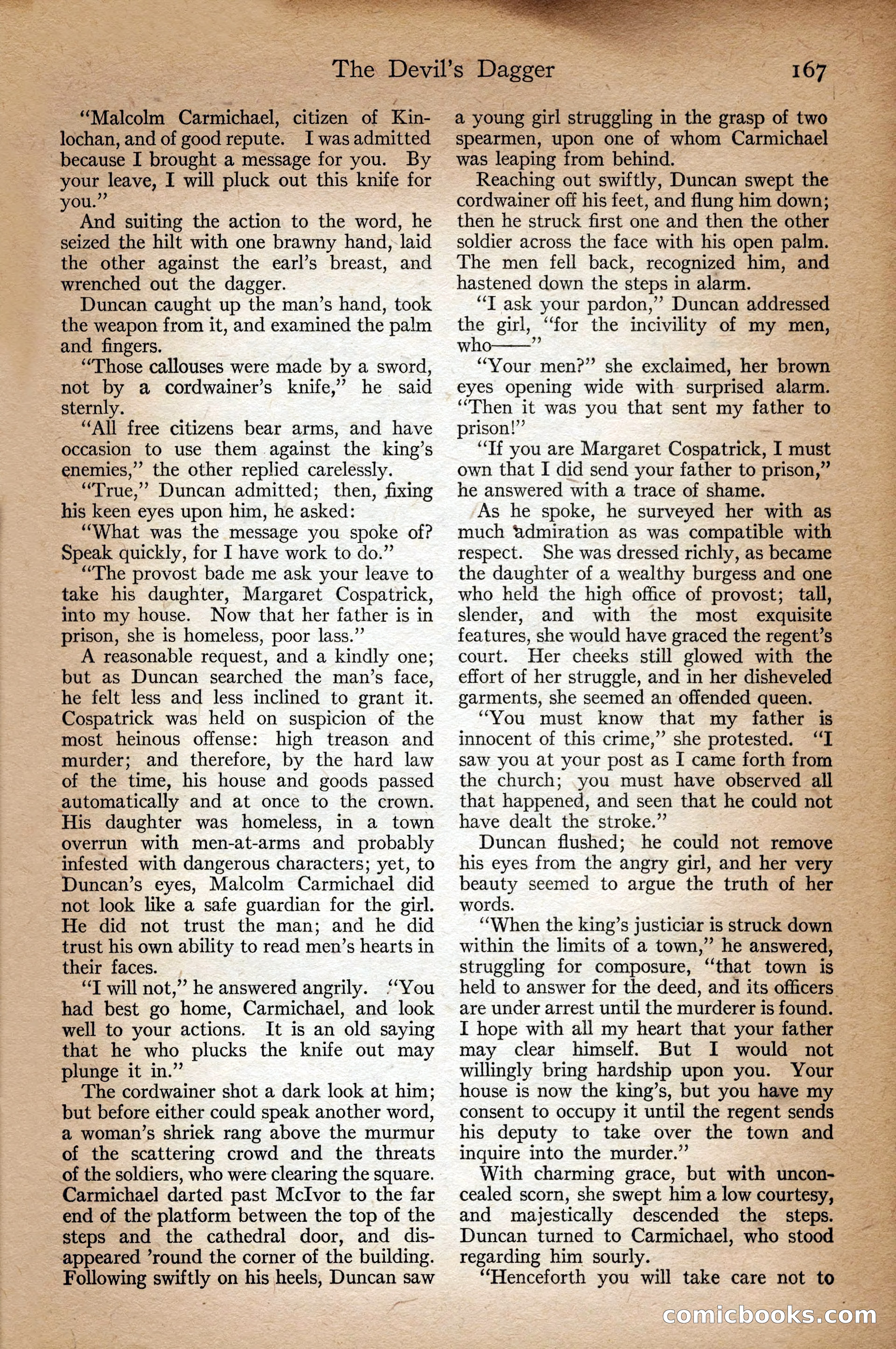 Adventure Magazine Cover, September 3, 1918 — page 169 of 196