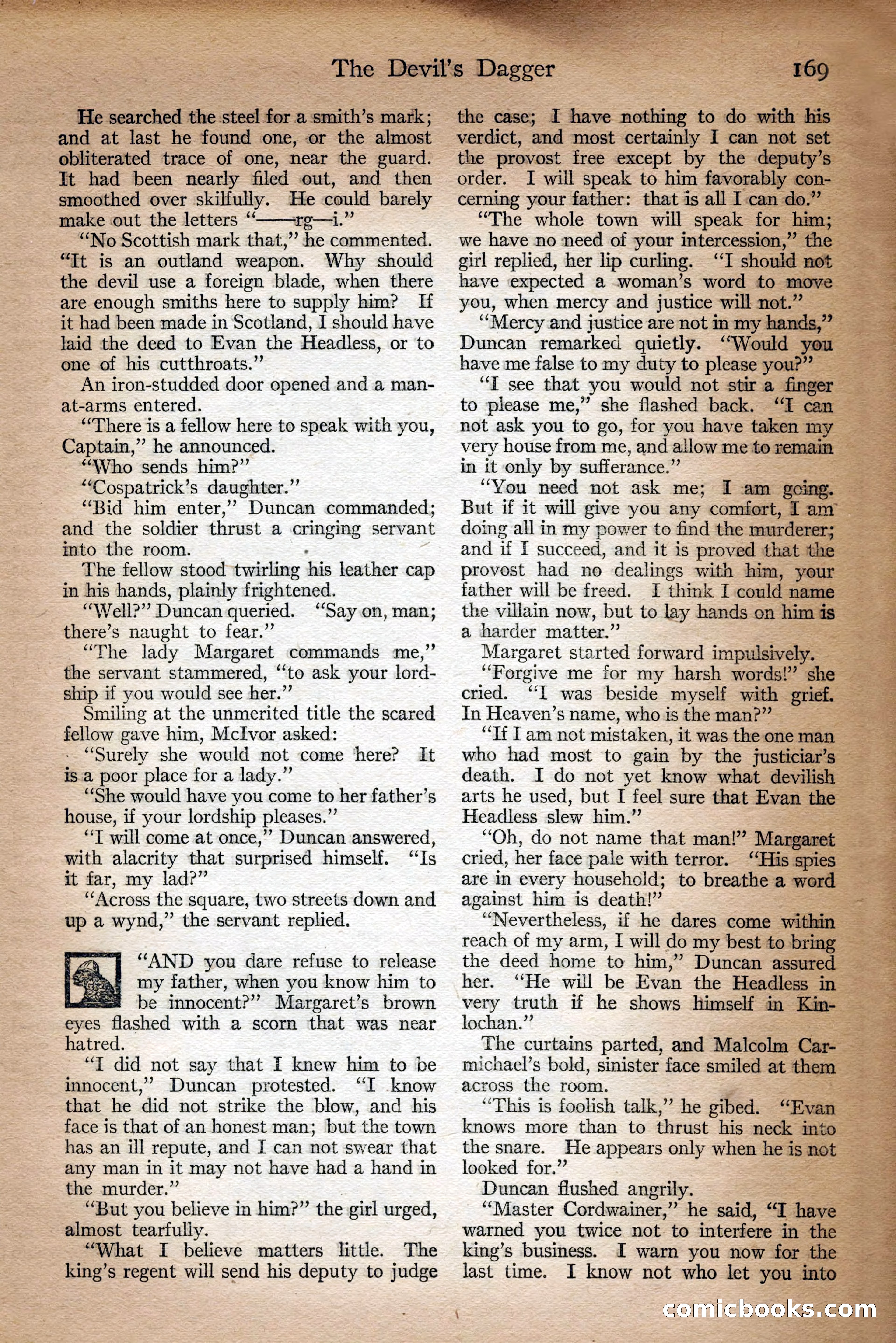 Adventure Magazine Cover, September 3, 1918 — page 171 of 196