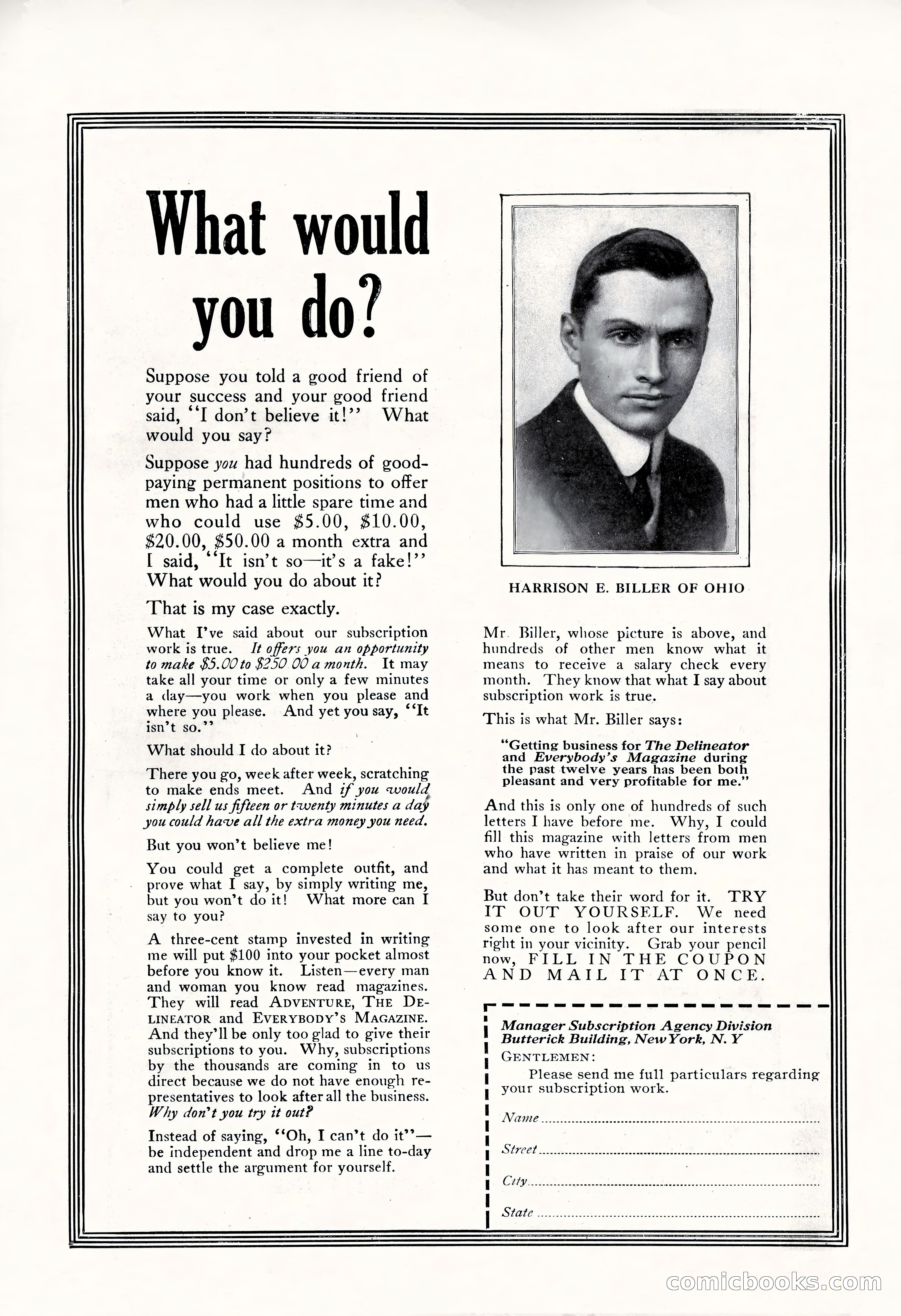 Adventure Magazine Cover, September 3, 1918 — page 195 of 196