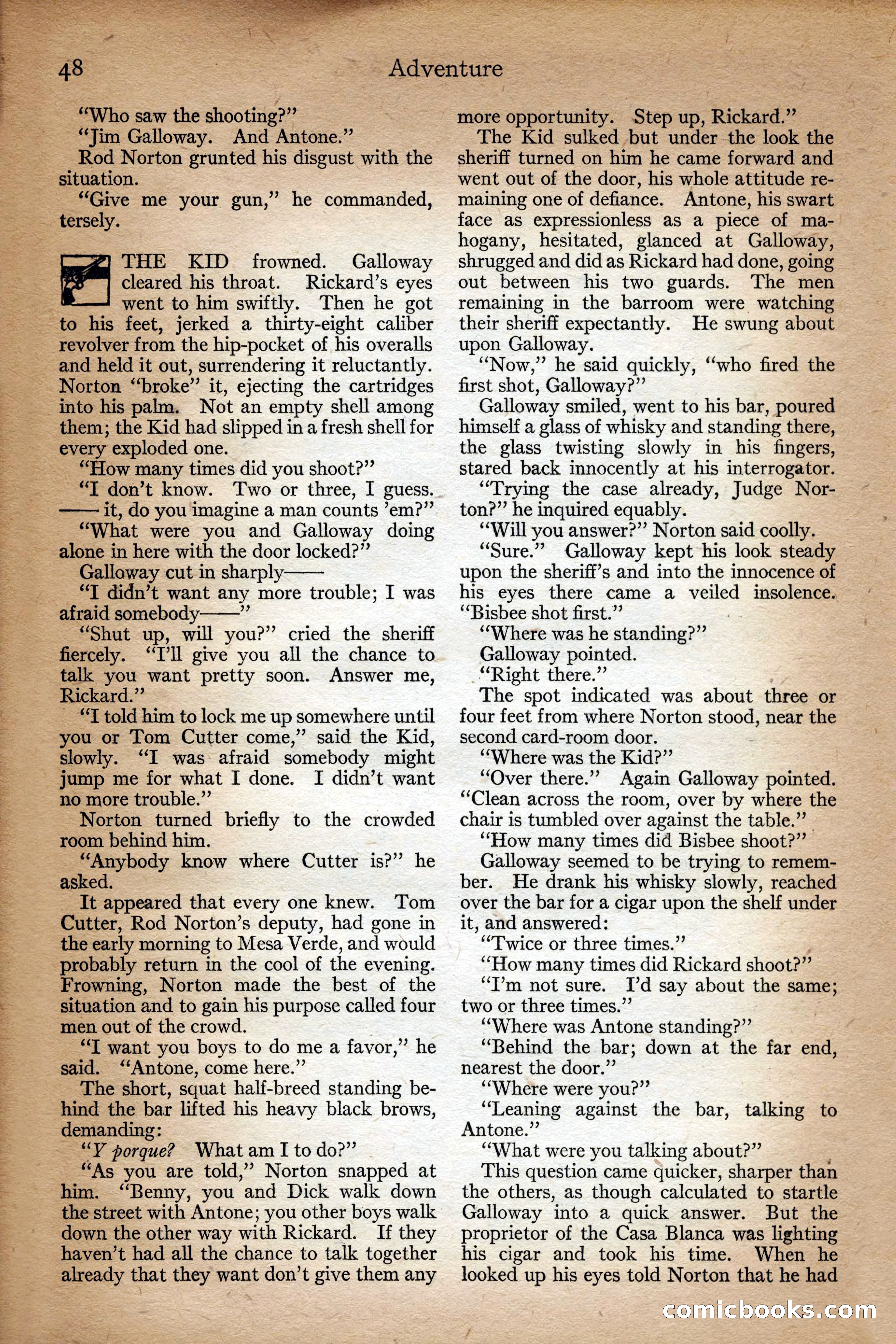 Adventure Magazine Cover — page 50 of 196