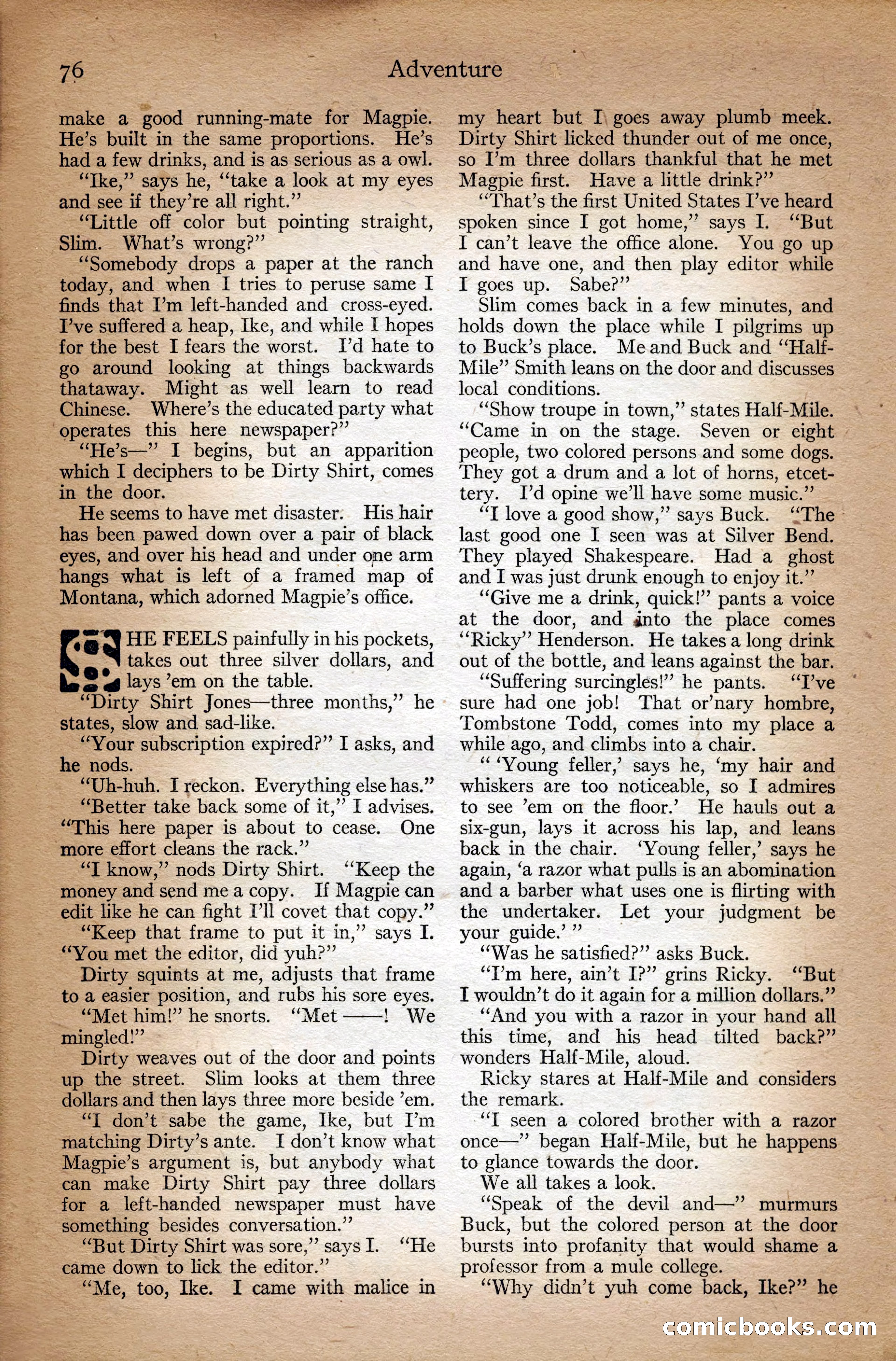 Adventure Magazine Cover — page 78 of 196