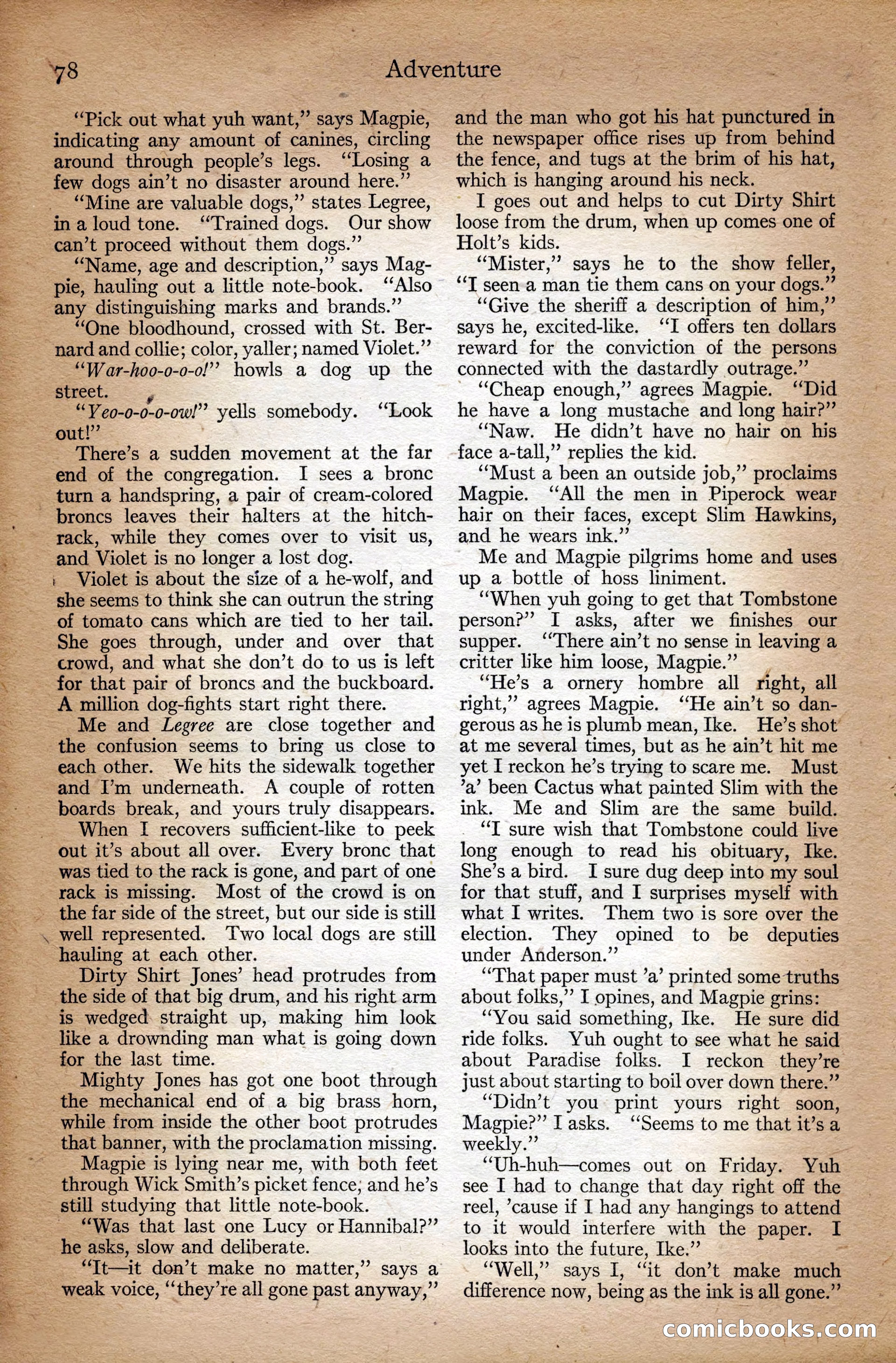 Adventure Magazine Cover — page 80 of 196