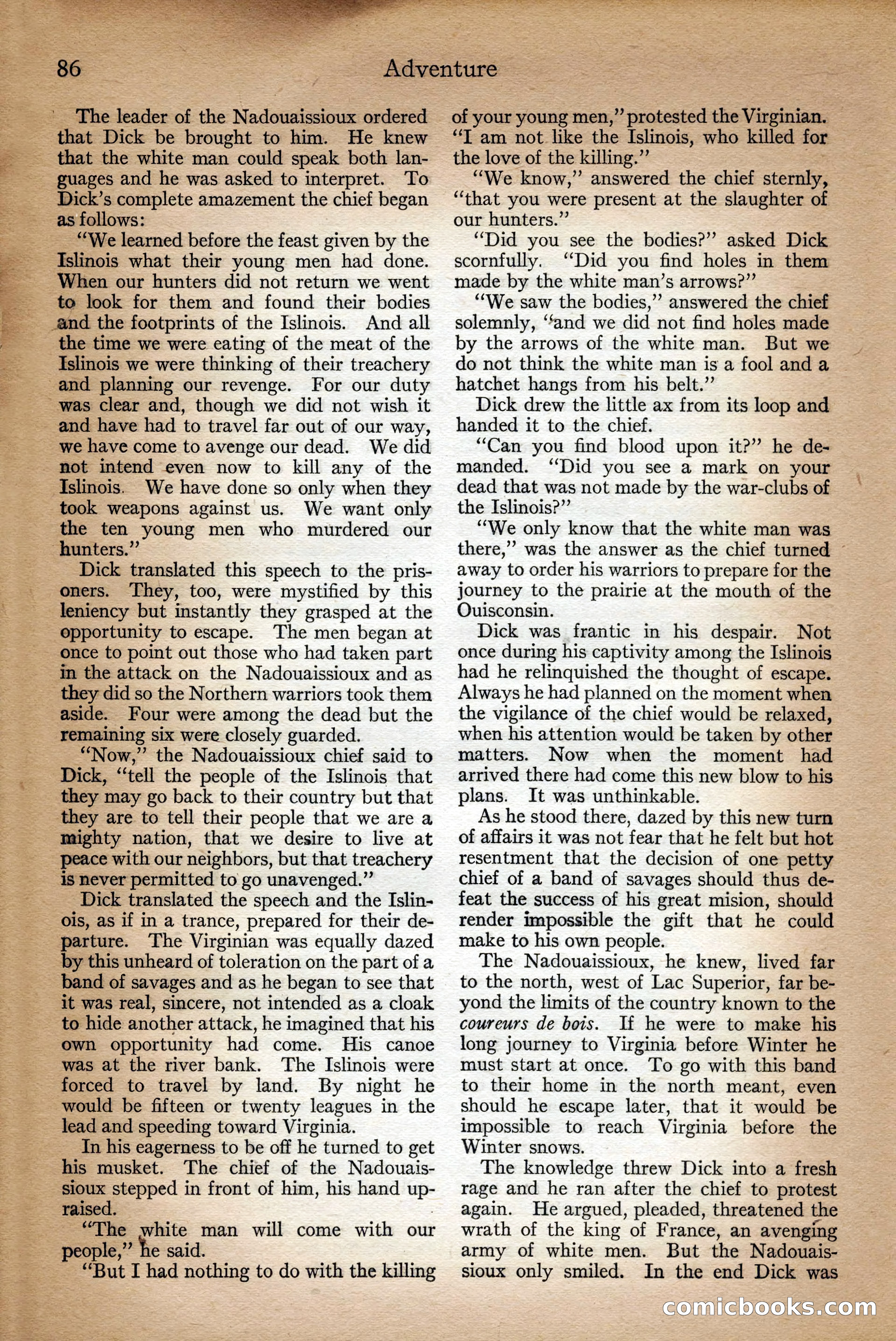 Adventure Magazine Cover — page 88 of 196