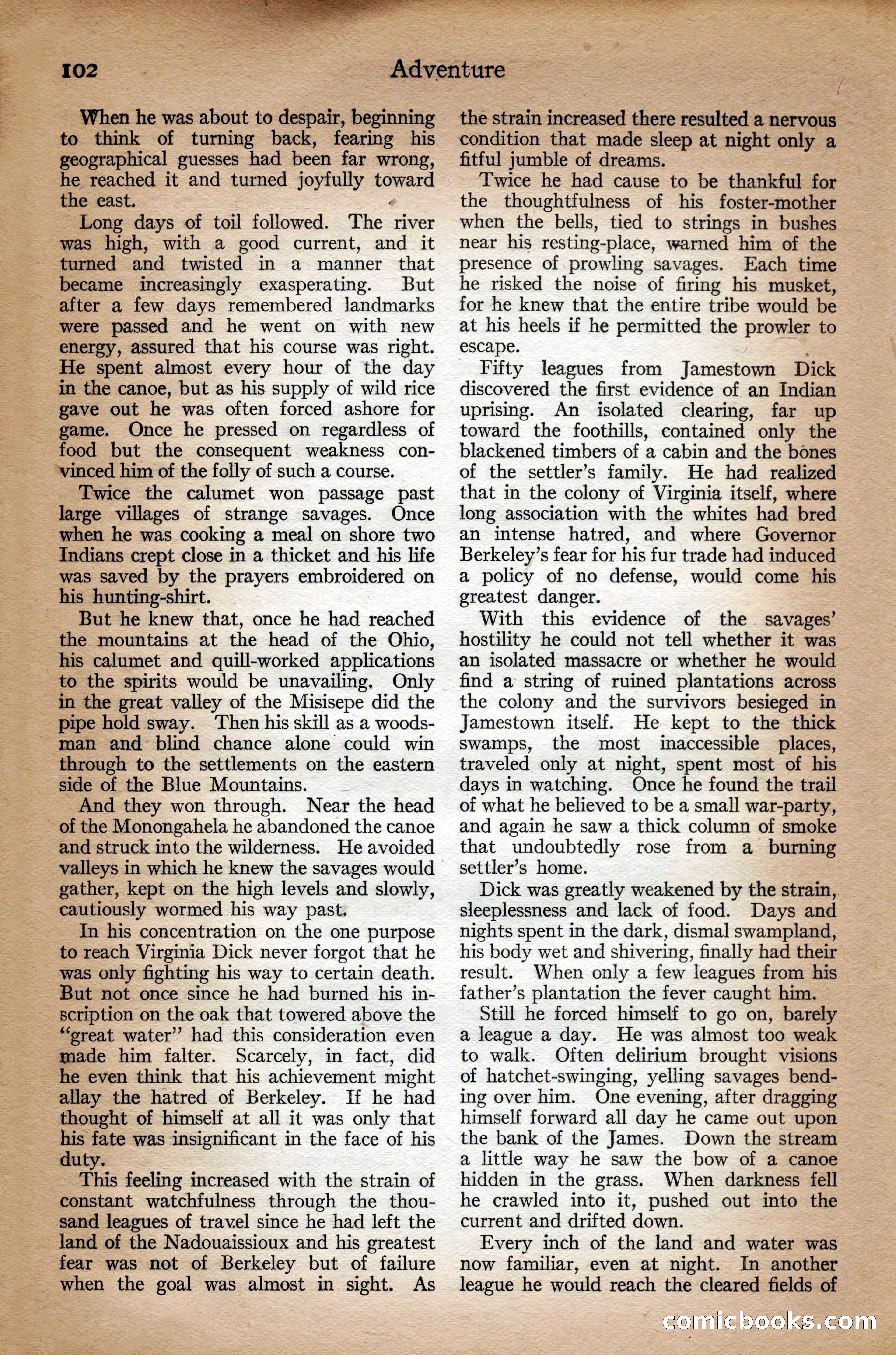 Adventure Magazine Cover — page 104 of 196