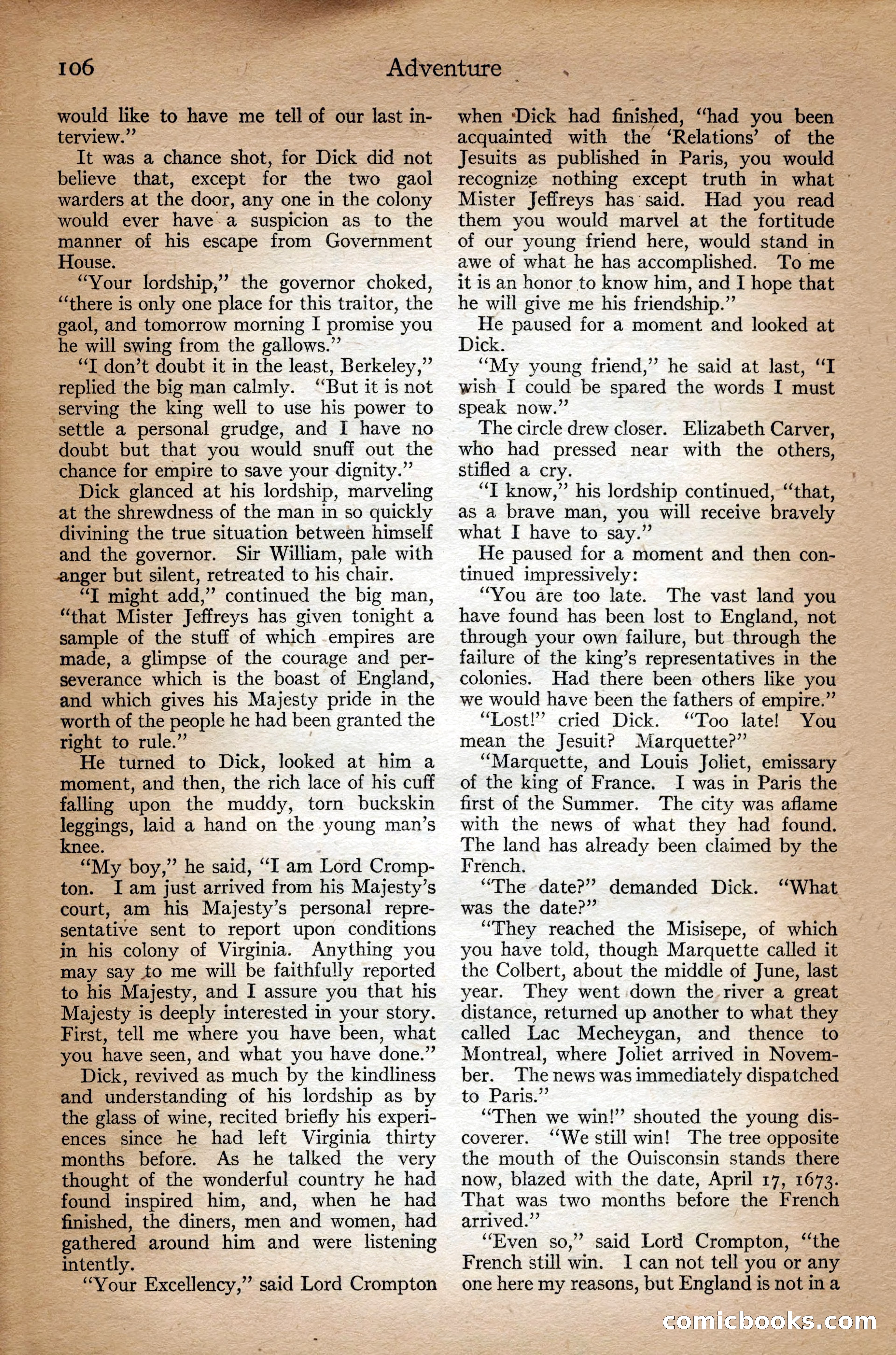 Adventure Magazine Cover — page 108 of 196