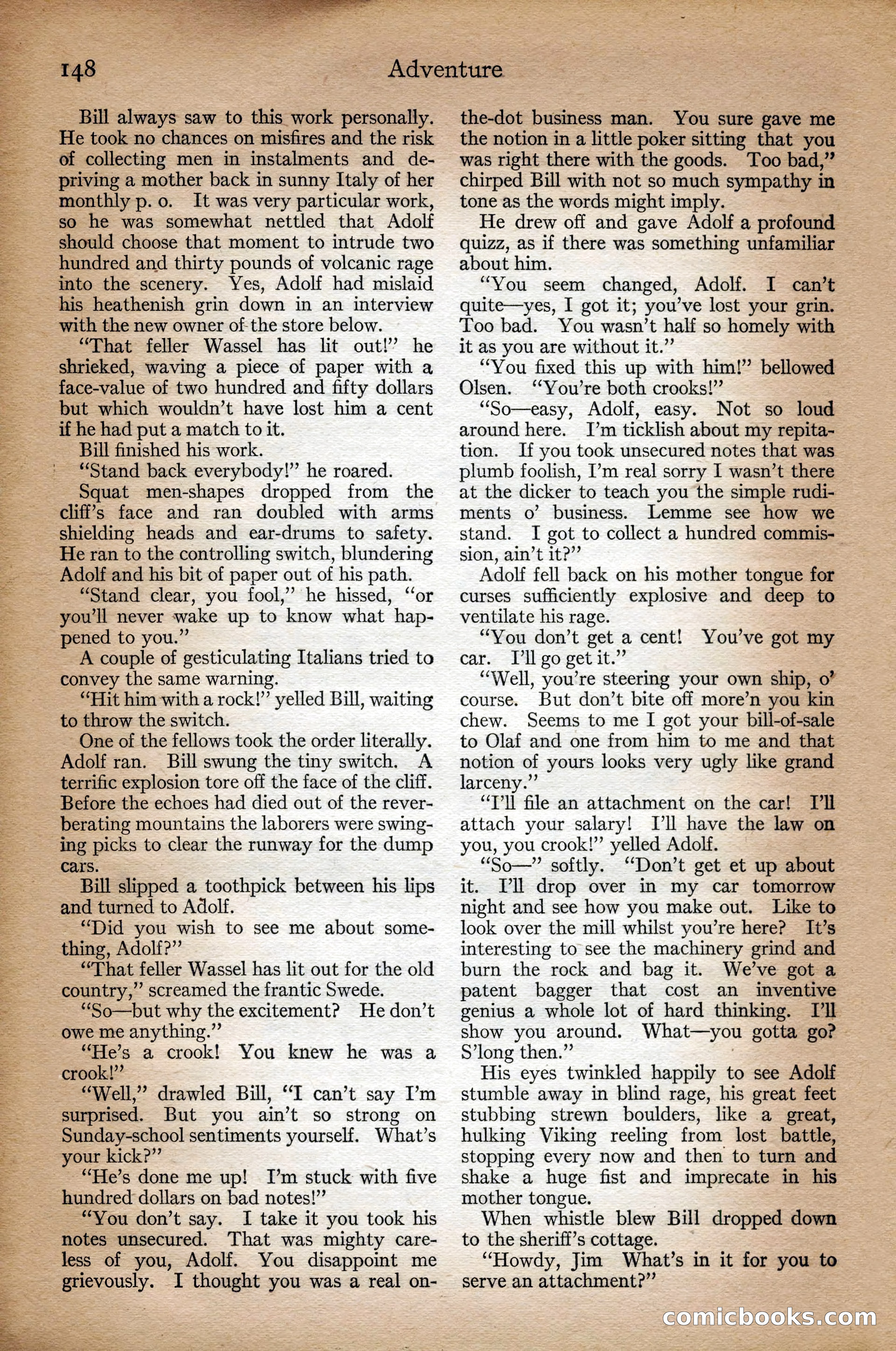 Adventure Magazine Cover — page 150 of 196