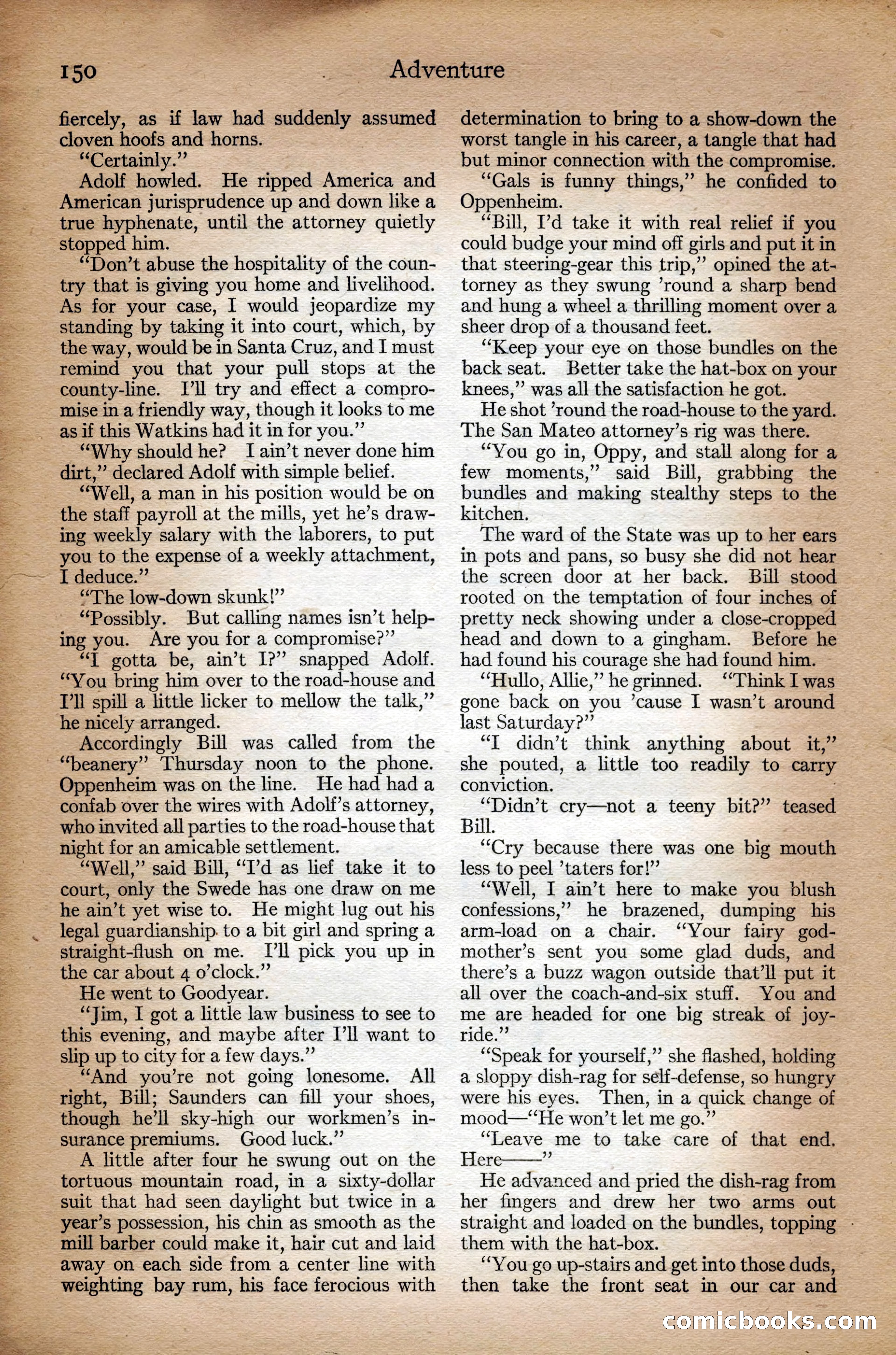 Adventure Magazine Cover — page 152 of 196