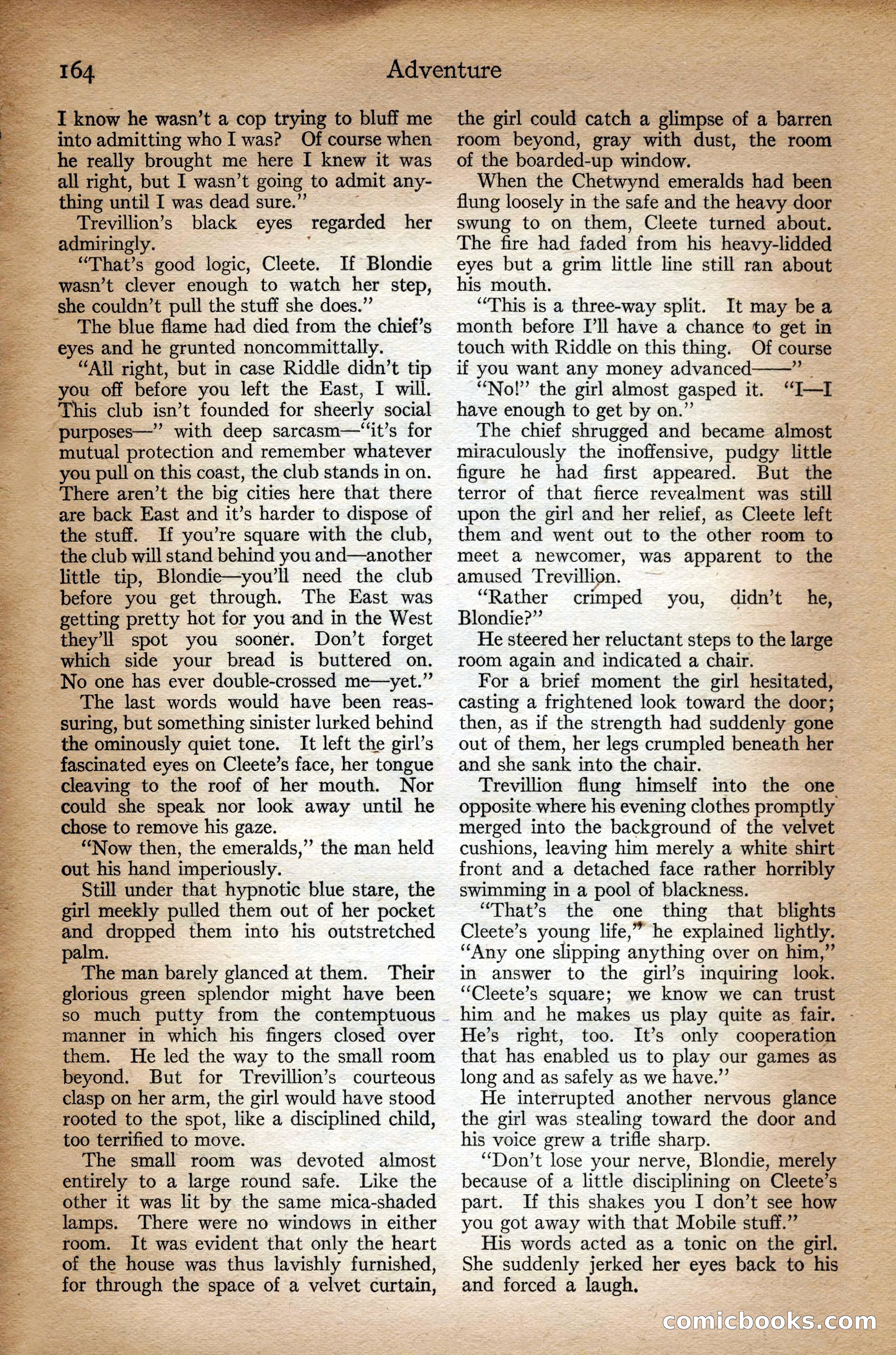 Adventure Magazine Cover — page 166 of 196