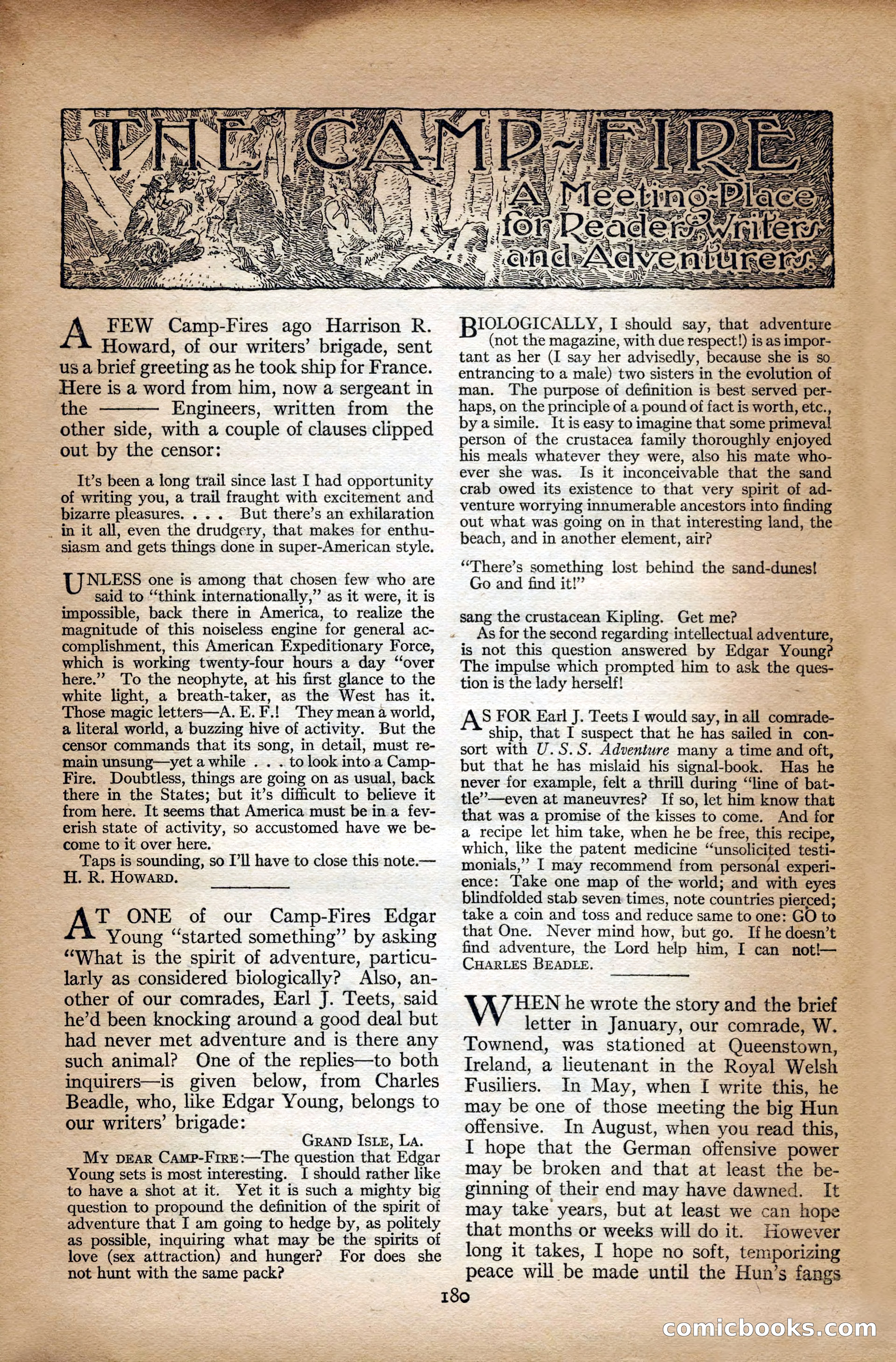 Adventure Magazine Cover — page 182 of 196