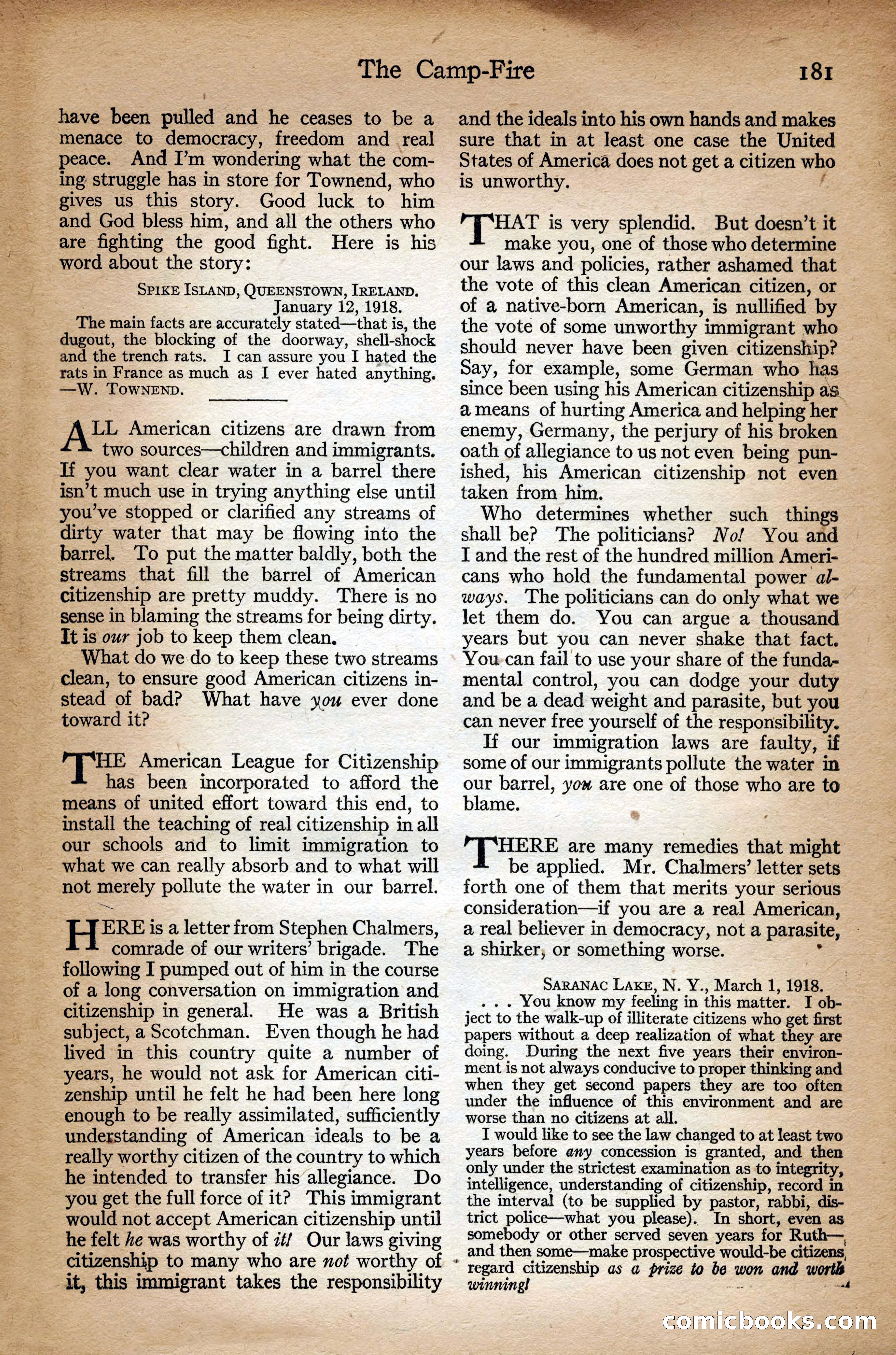 Adventure Magazine Cover — page 183 of 196