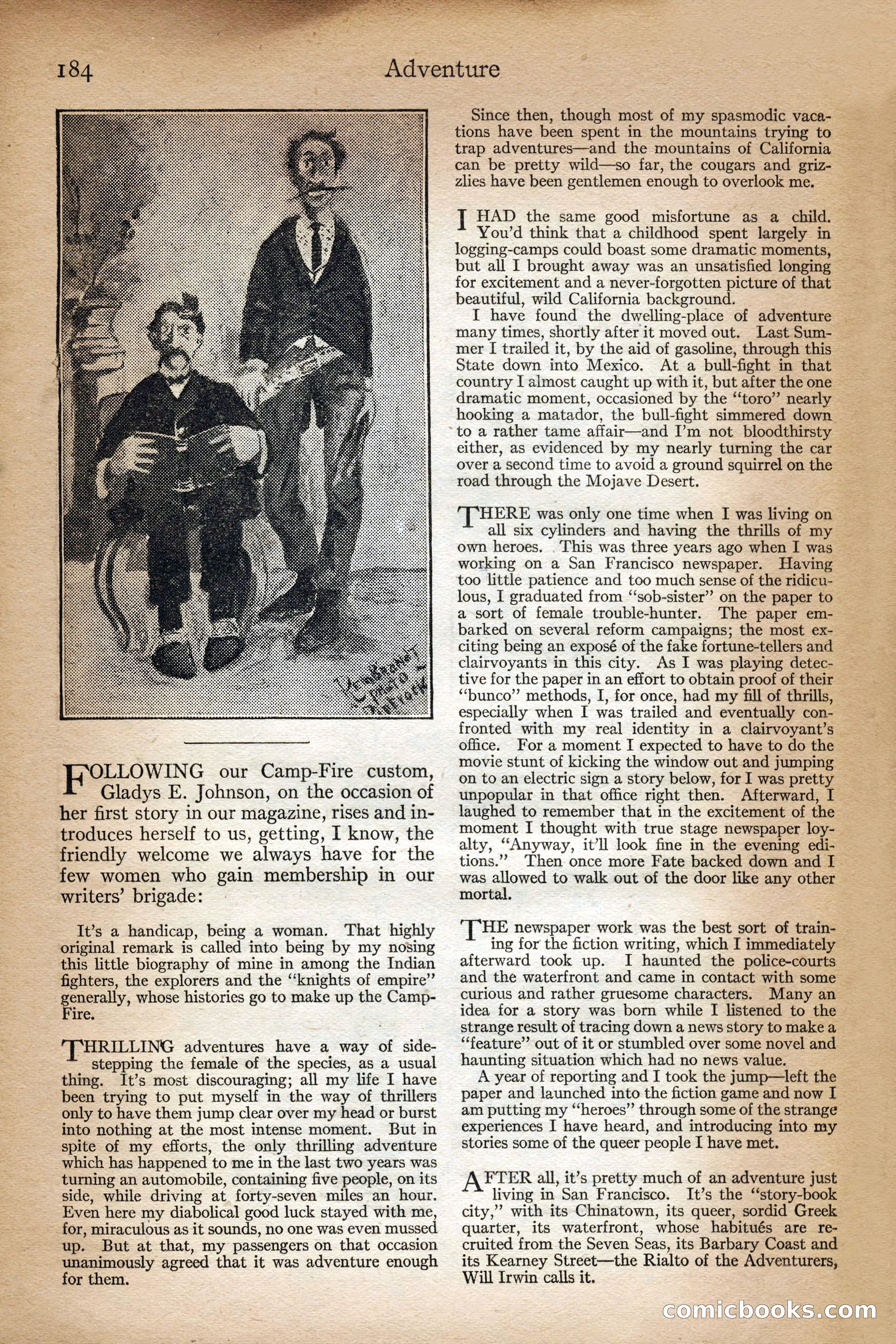 Adventure Magazine Cover — page 186 of 196