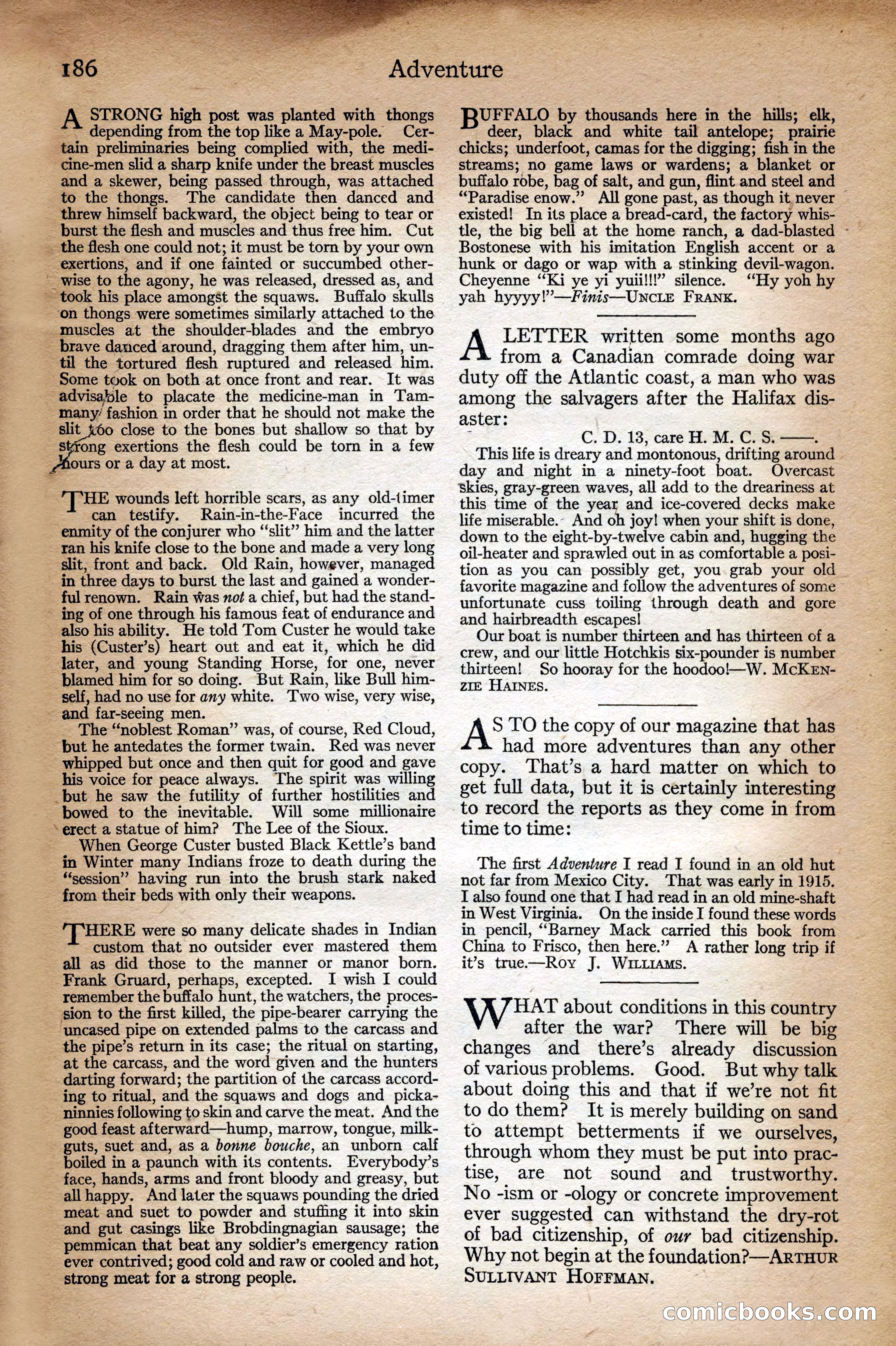 Adventure Magazine Cover — page 188 of 196