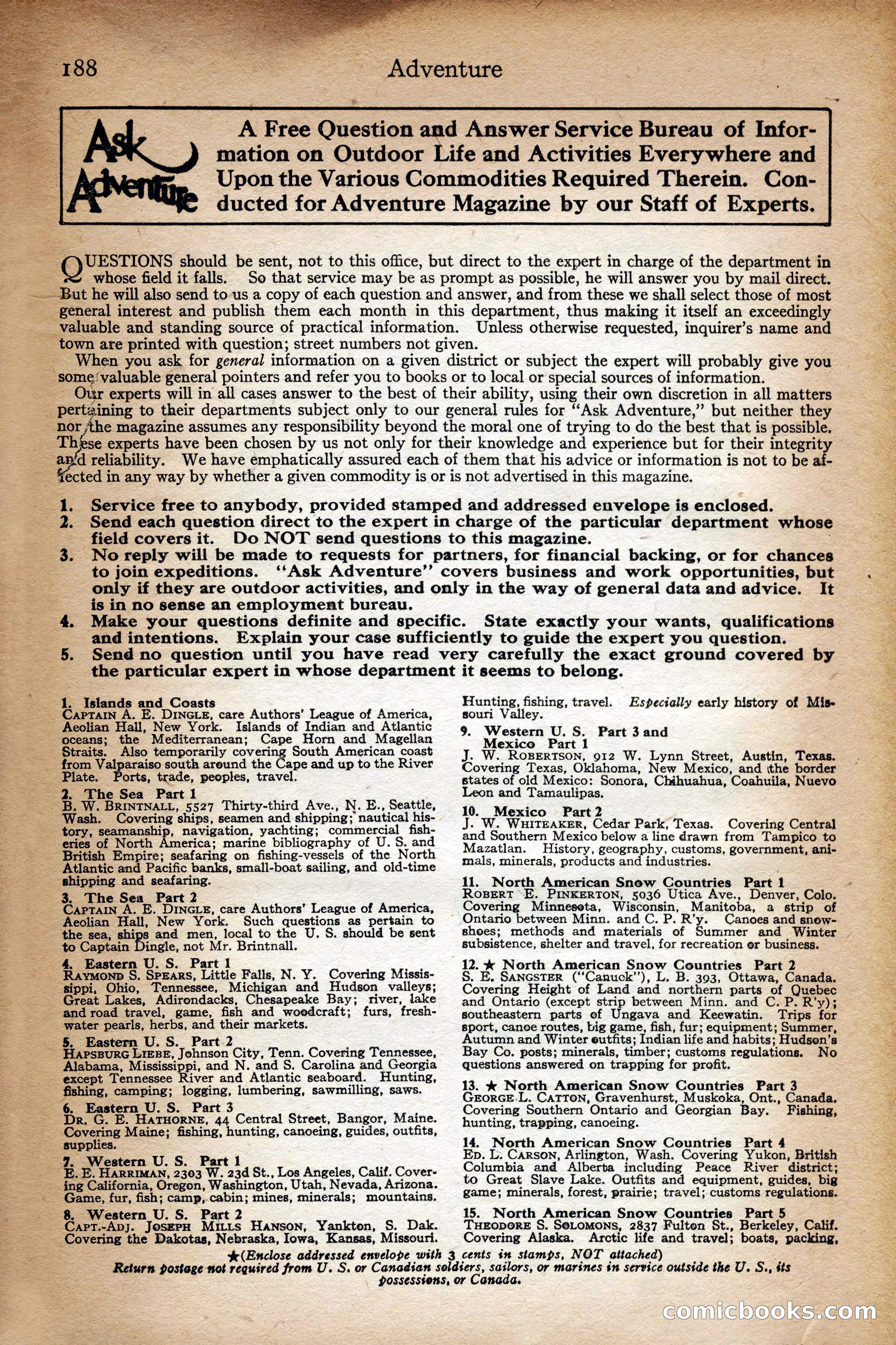 Adventure Magazine Cover — page 190 of 196