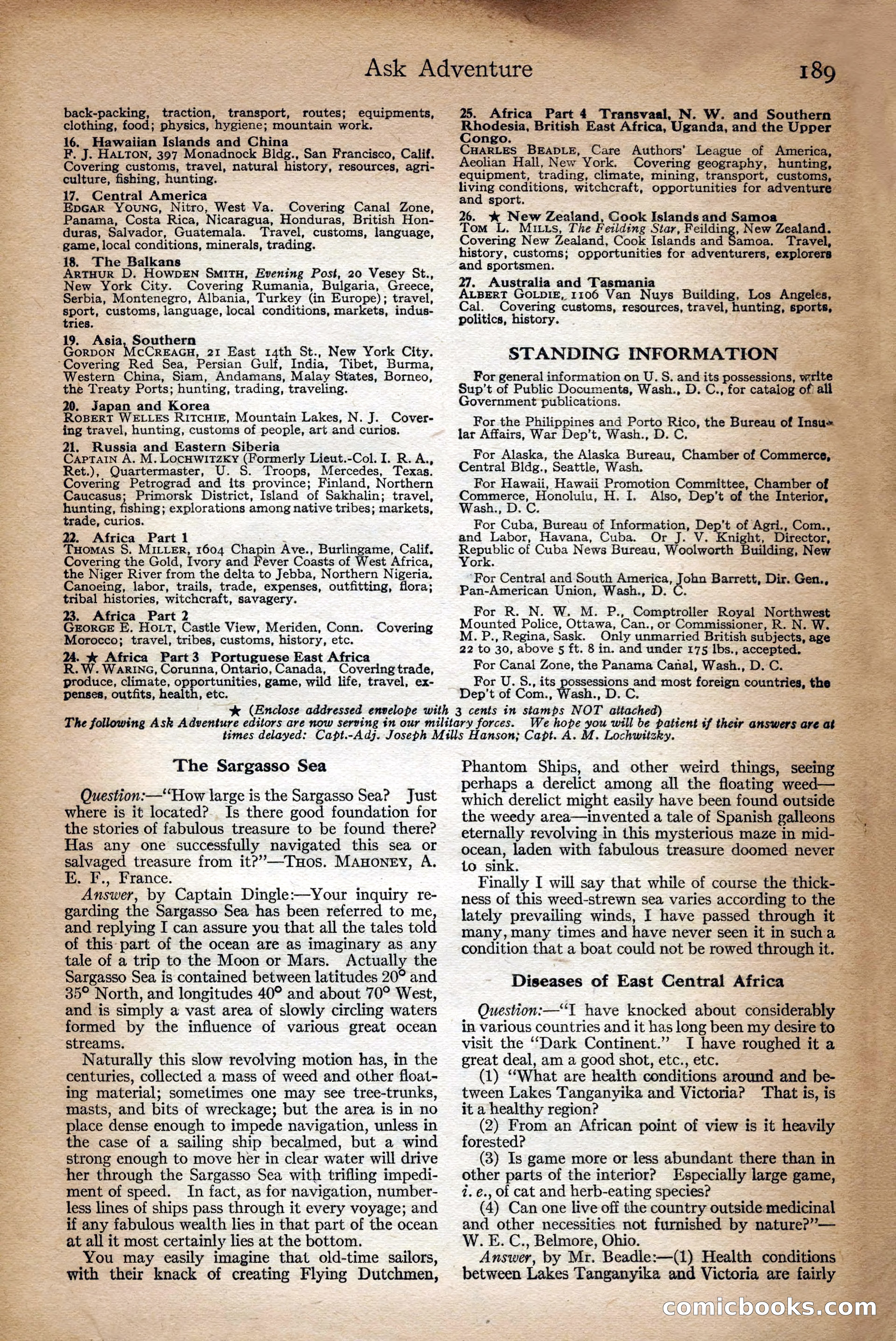 Adventure Magazine Cover — page 191 of 196