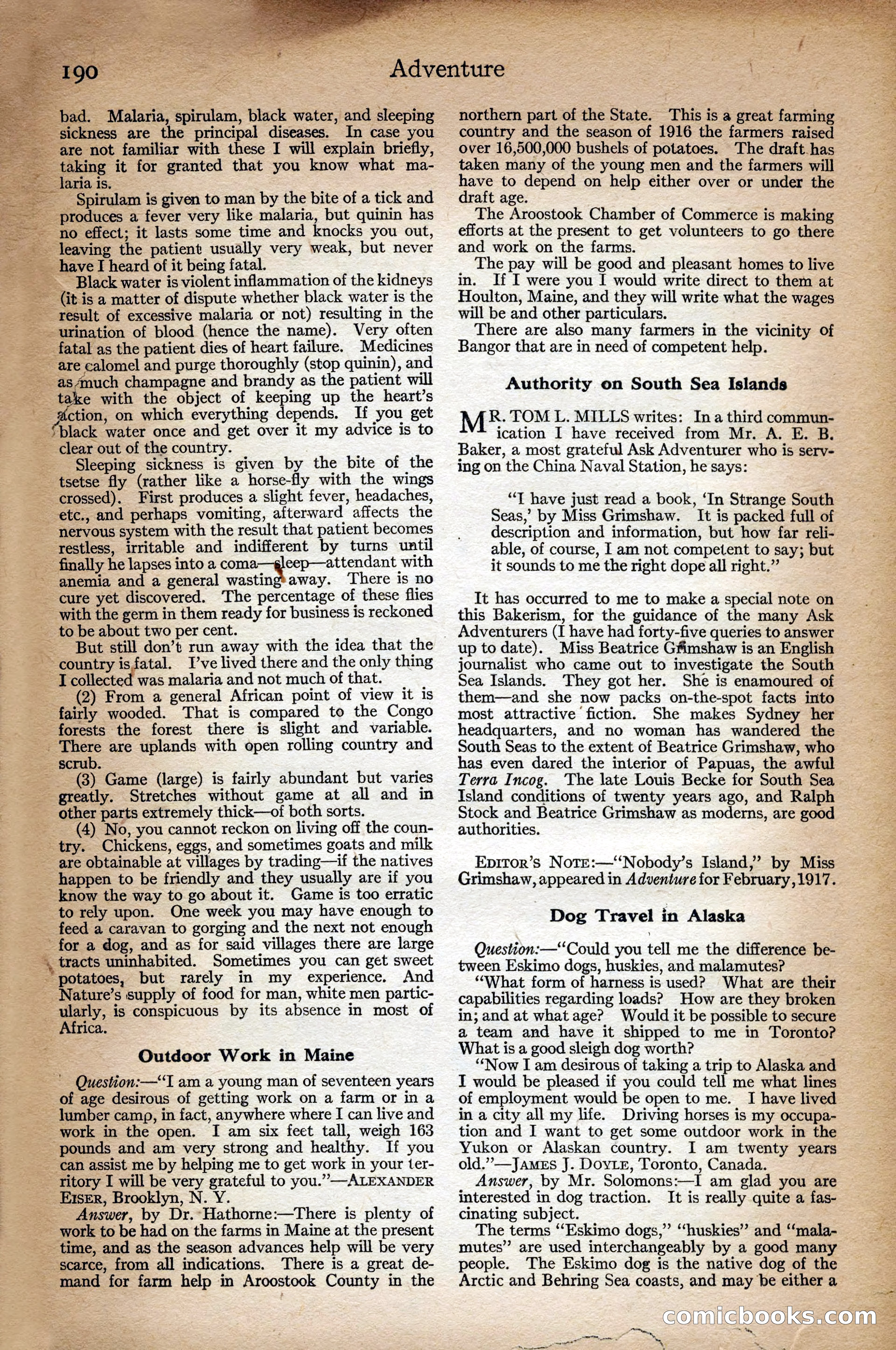 Adventure Magazine Cover — page 192 of 196