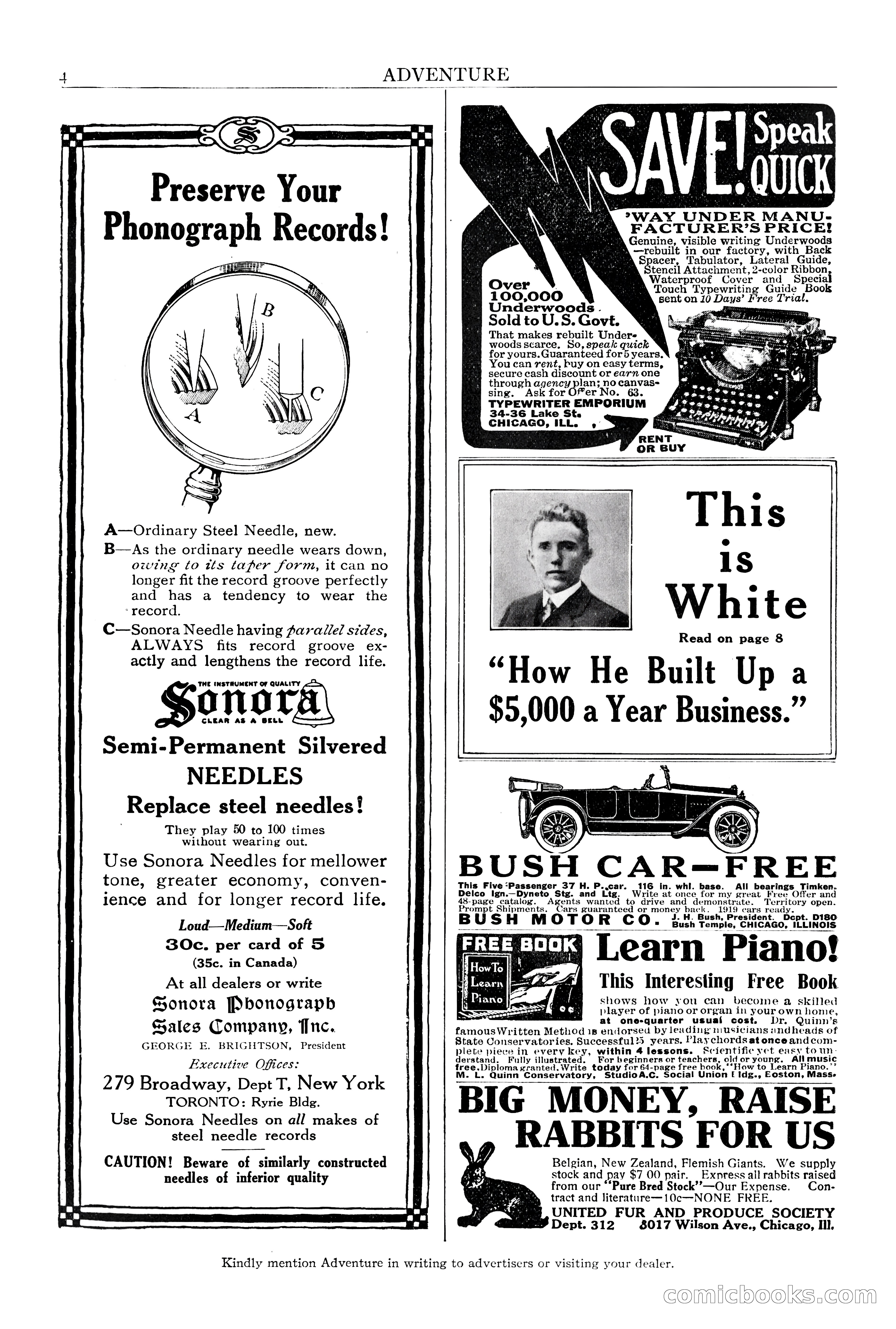 Adventure Magazine, Vol. 21, No. 3 — page 6 of 204