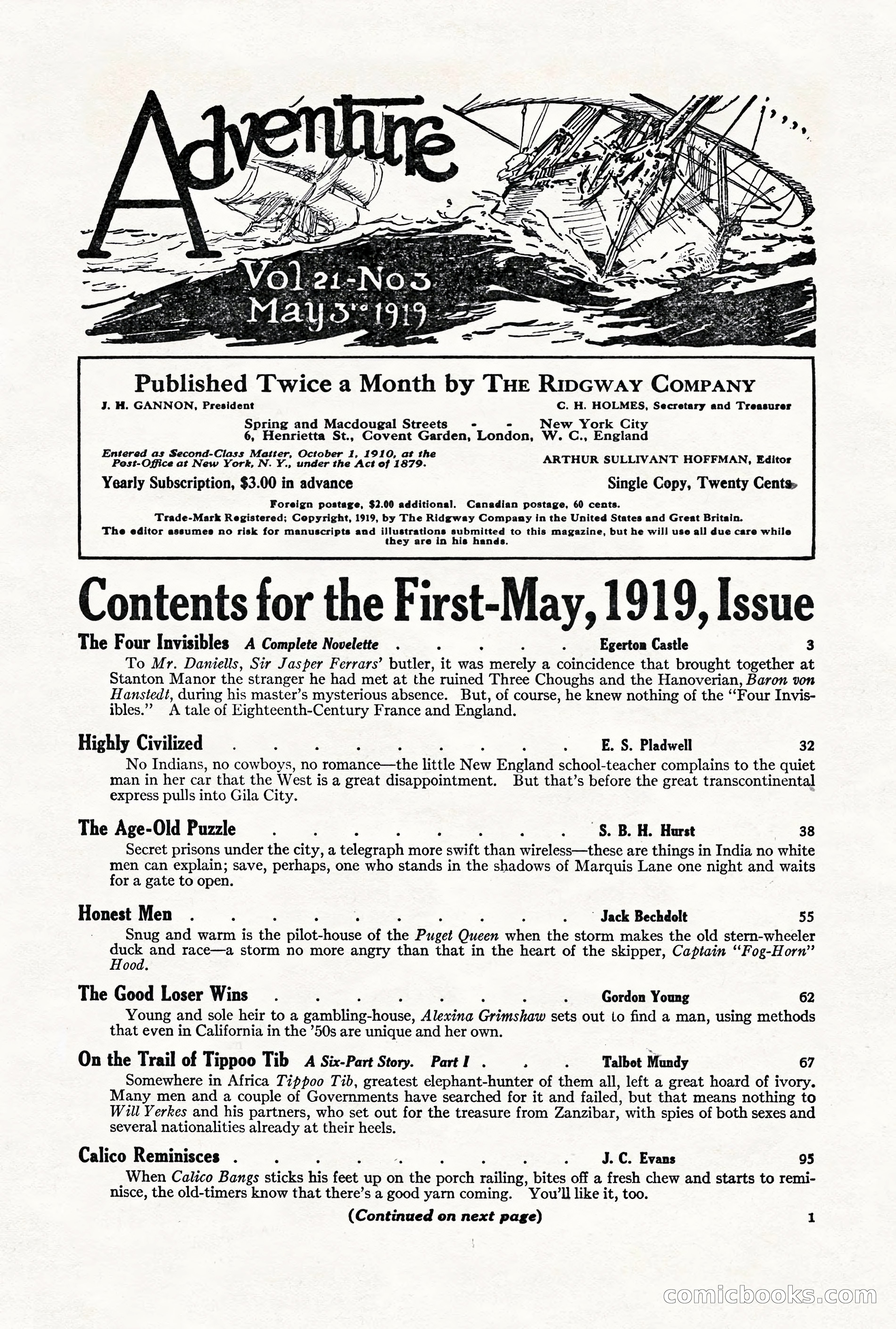 Adventure Magazine, Vol. 21, No. 3 — page 11 of 204
