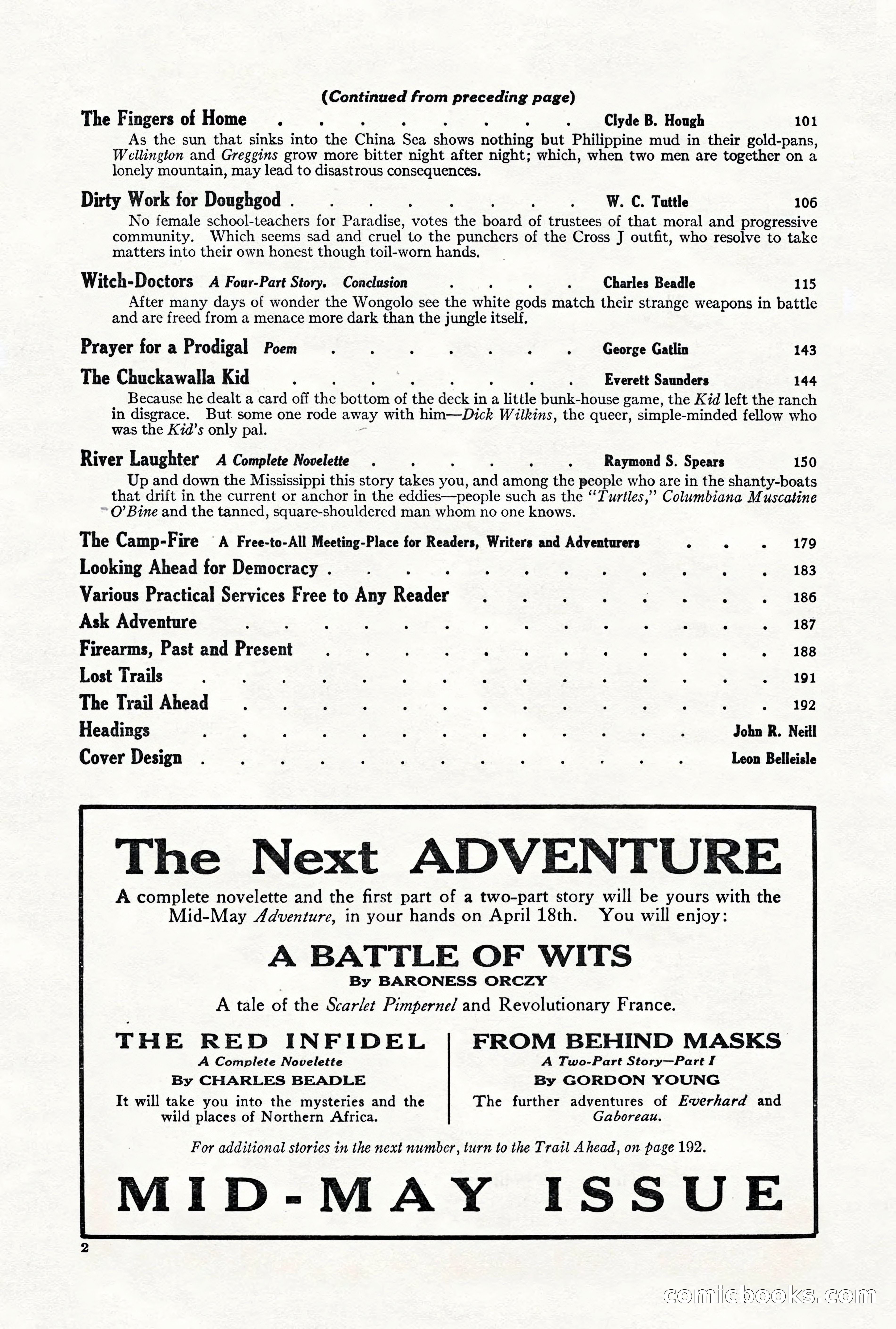 Adventure Magazine, Vol. 21, No. 3 — page 12 of 204