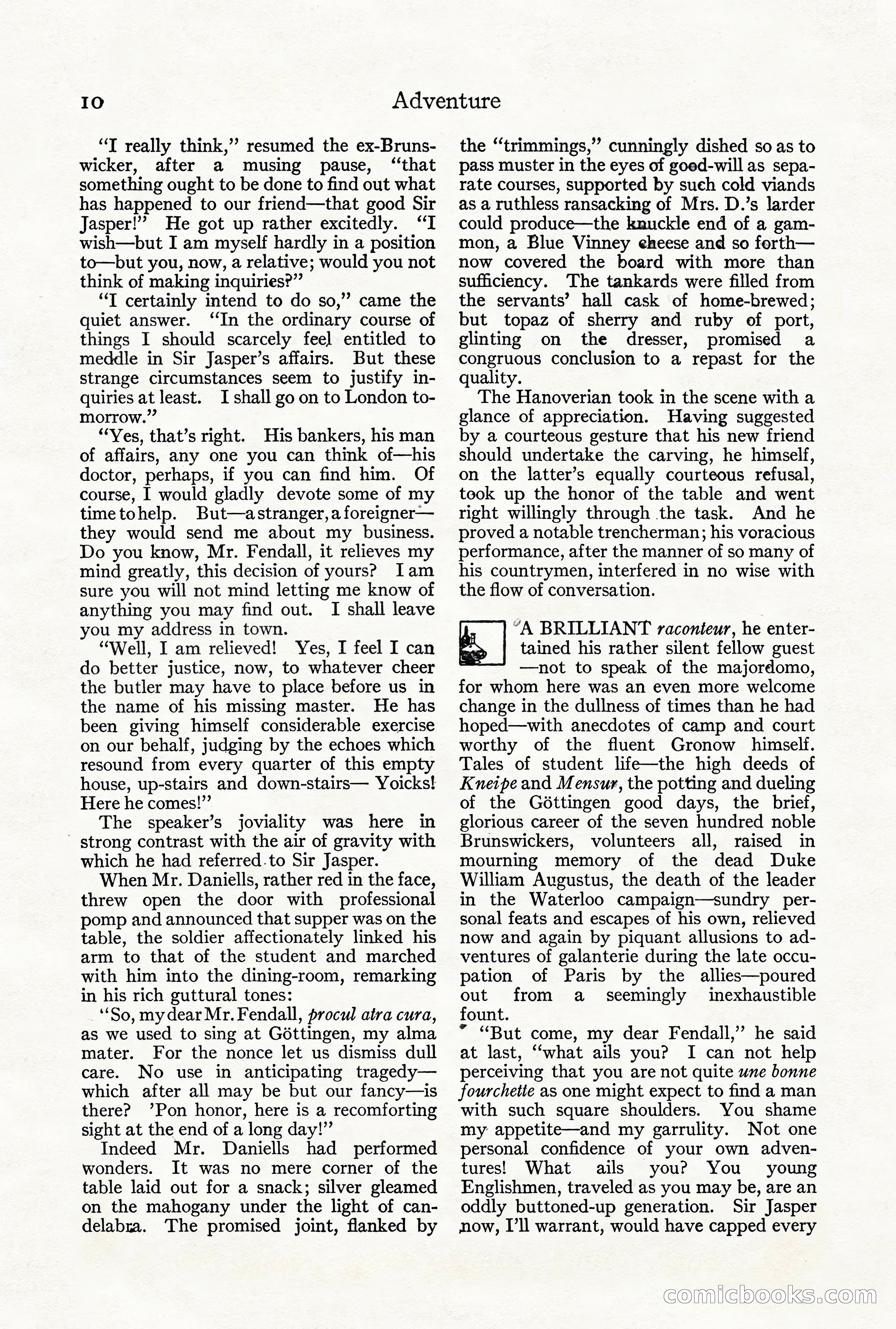 Adventure Magazine, Vol. 21, No. 3 — page 20 of 204