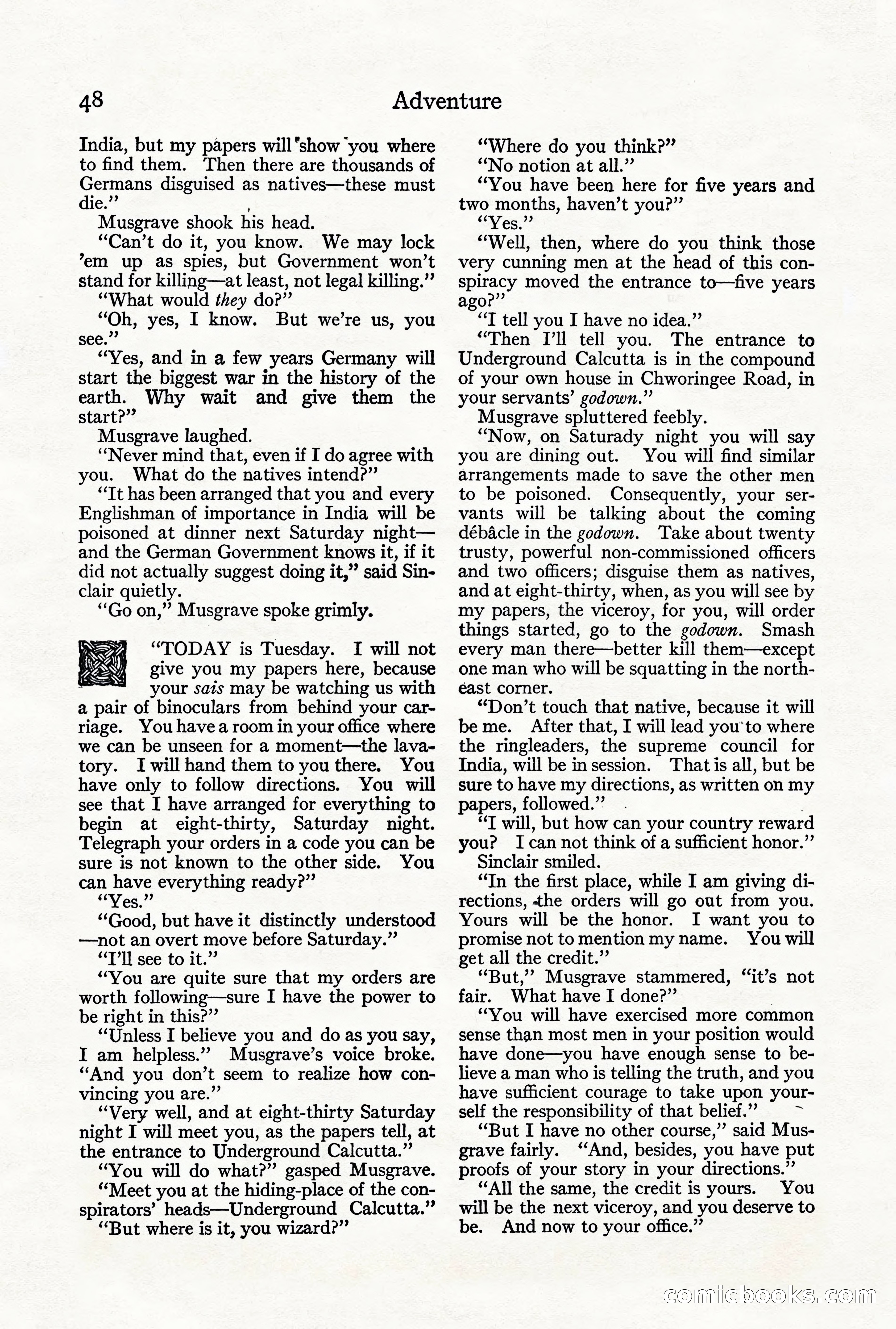 Adventure Magazine, Vol. 21, No. 3 — page 58 of 204