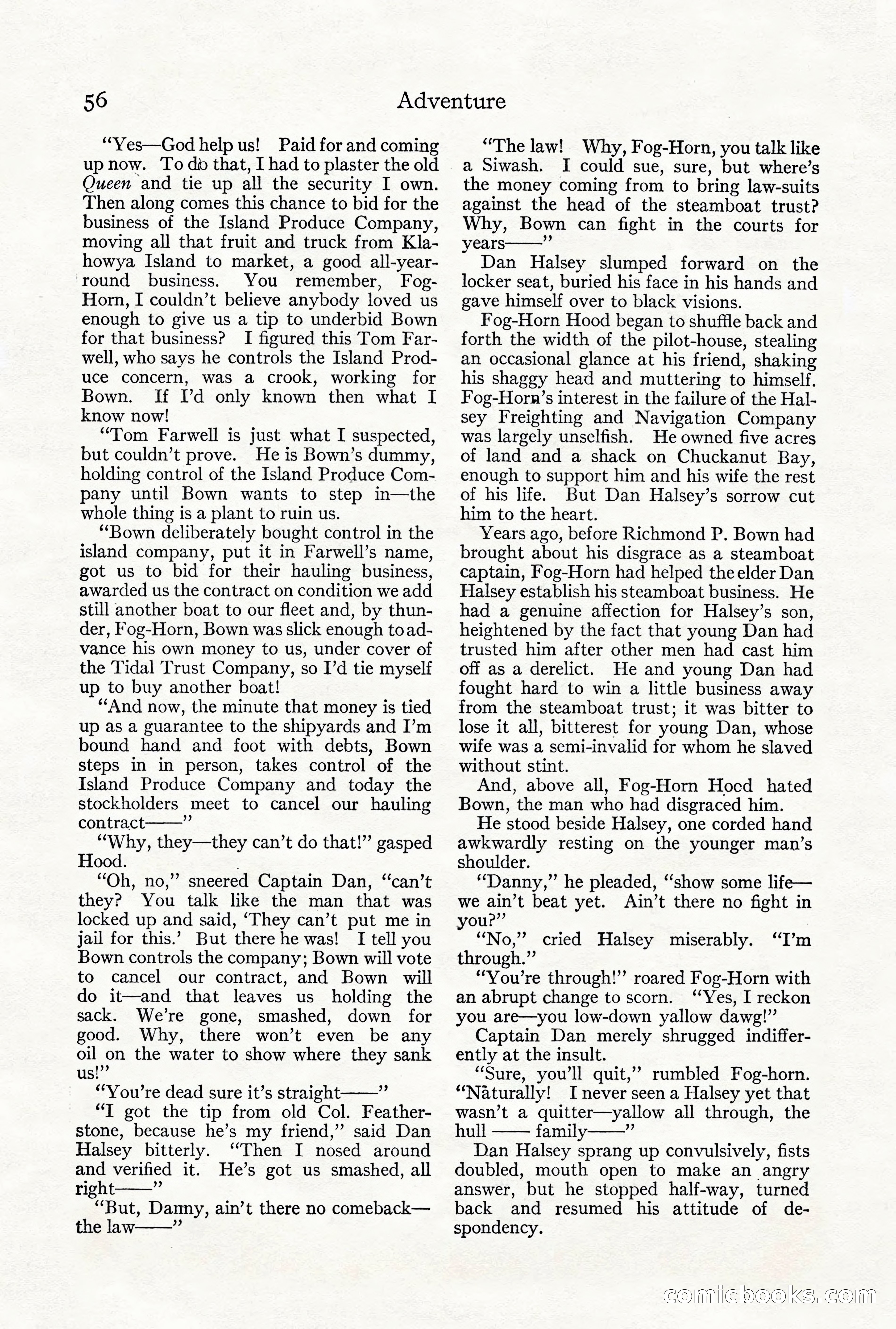 Adventure Magazine, Vol. 21, No. 3 — page 66 of 204