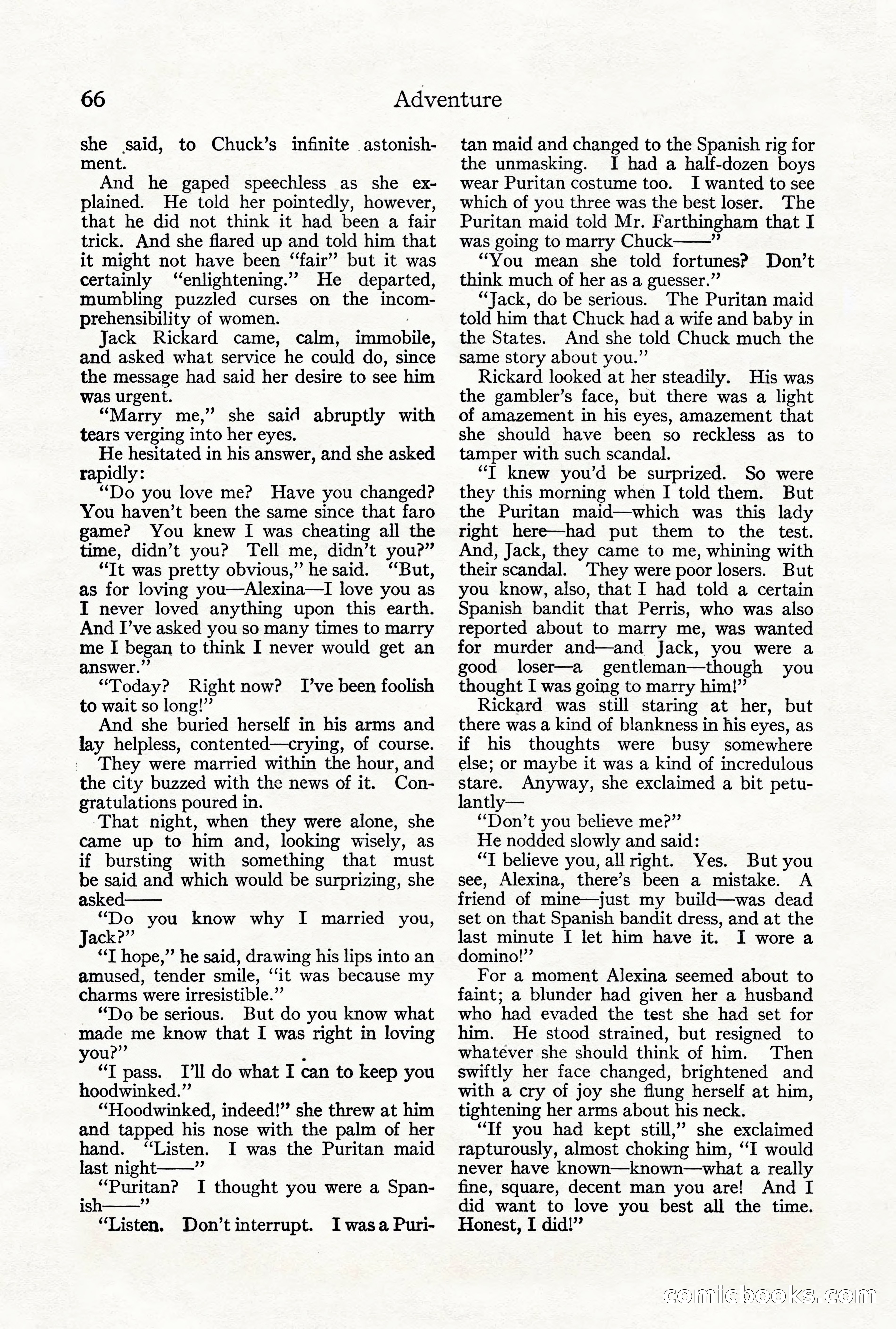 Adventure Magazine, Vol. 21, No. 3 — page 76 of 204