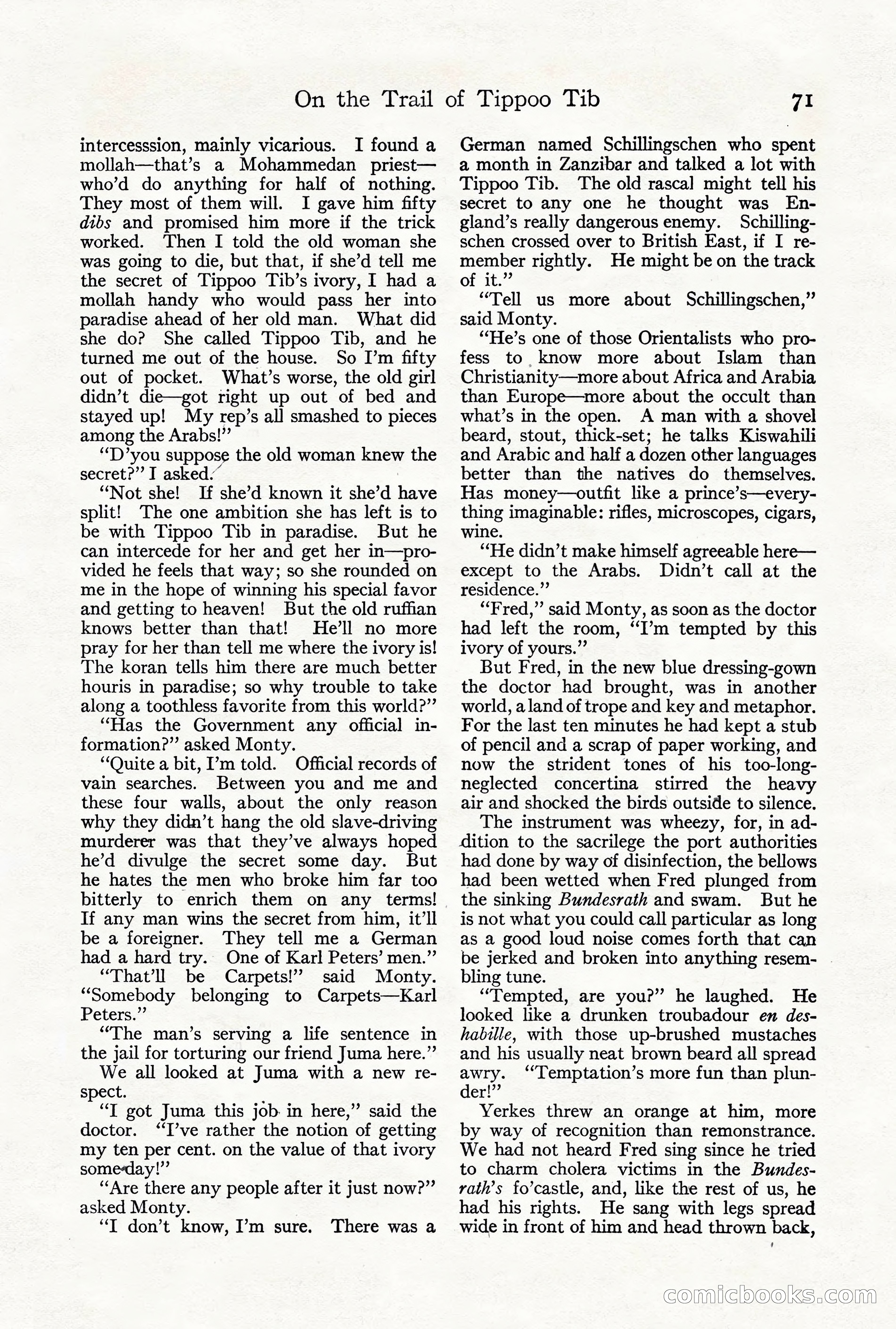 Adventure Magazine, Vol. 21, No. 3 — page 81 of 204