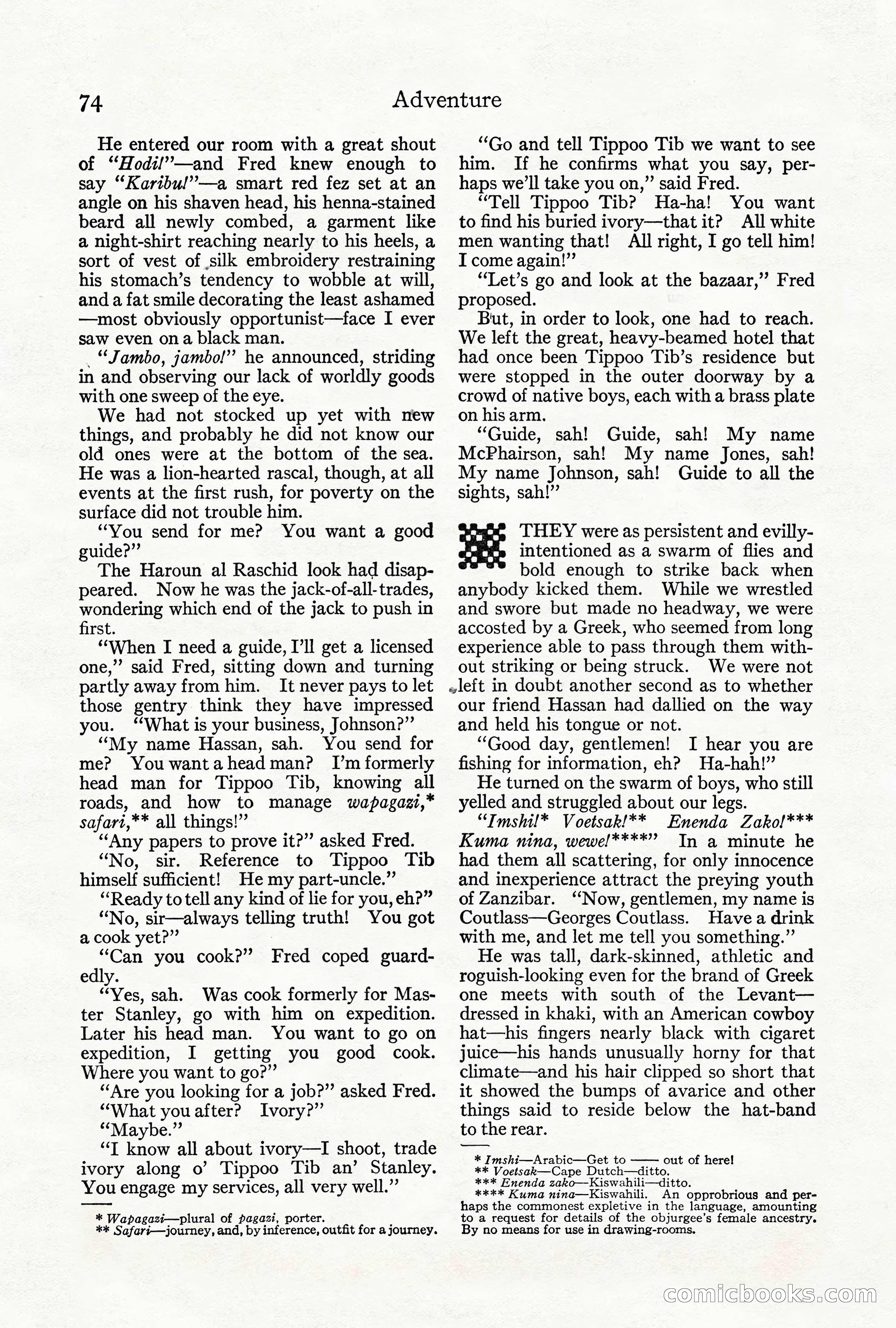Adventure Magazine, Vol. 21, No. 3 — page 84 of 204