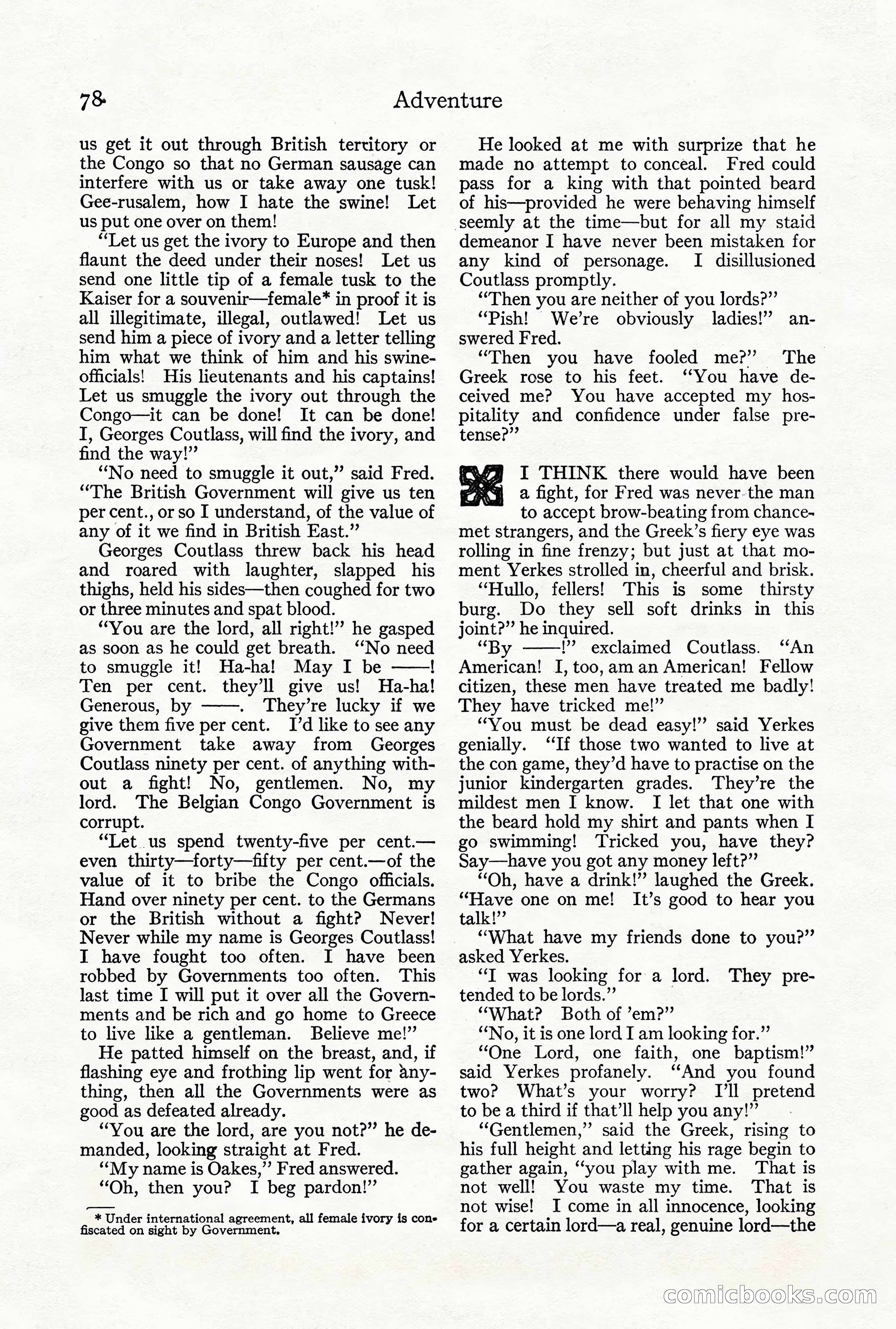 Adventure Magazine, Vol. 21, No. 3 — page 88 of 204