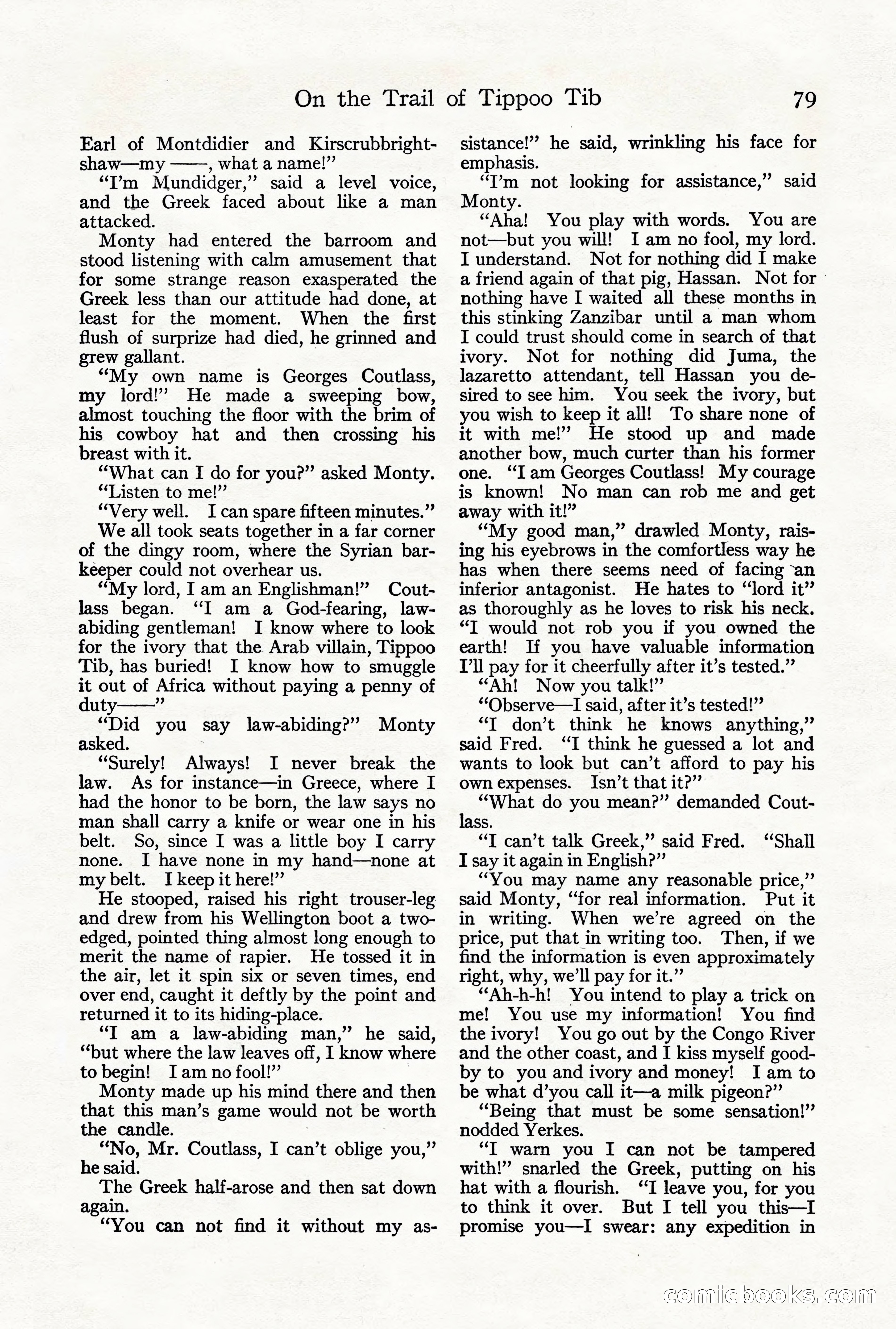 Adventure Magazine, Vol. 21, No. 3 — page 89 of 204