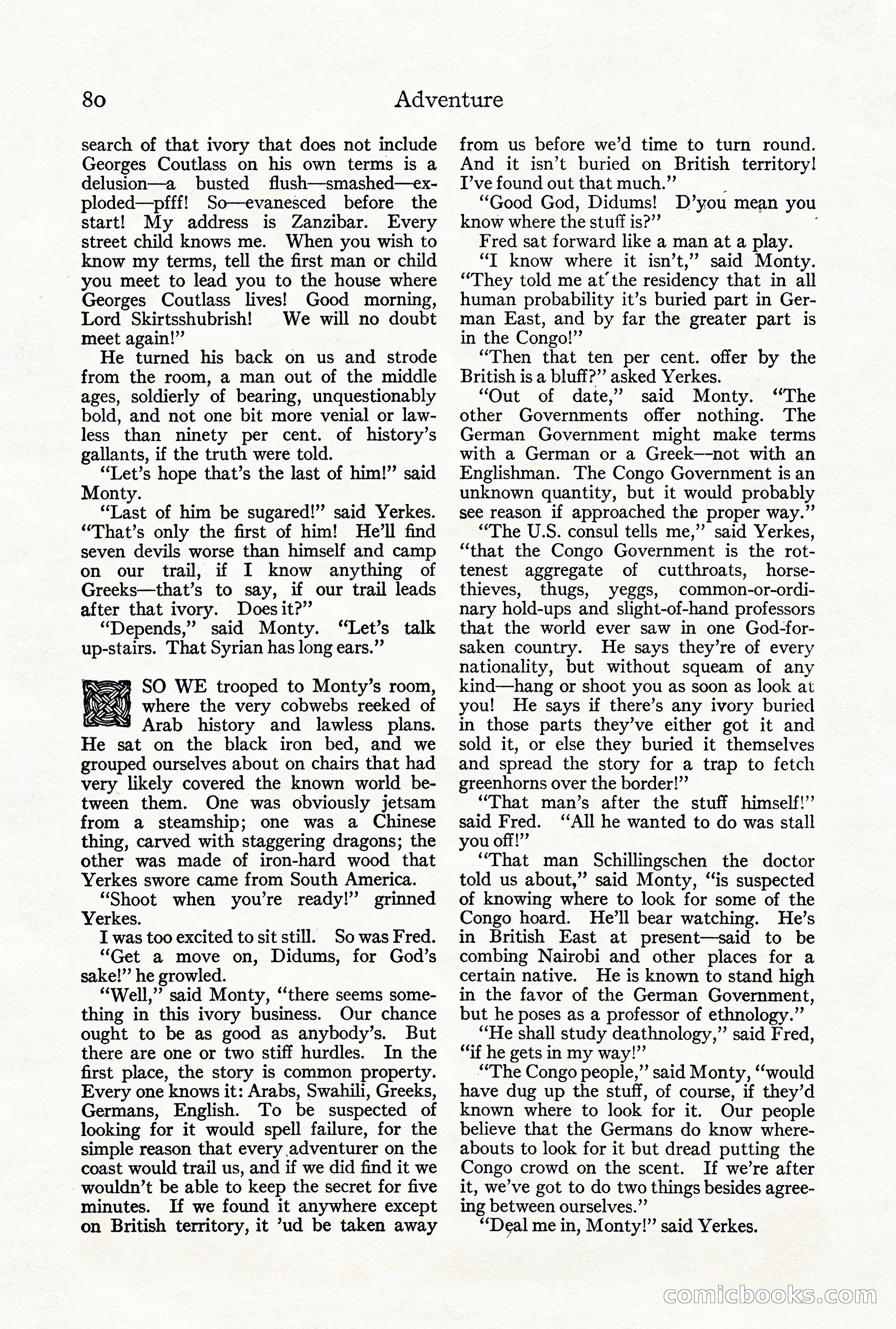 Adventure Magazine, Vol. 21, No. 3 — page 90 of 204