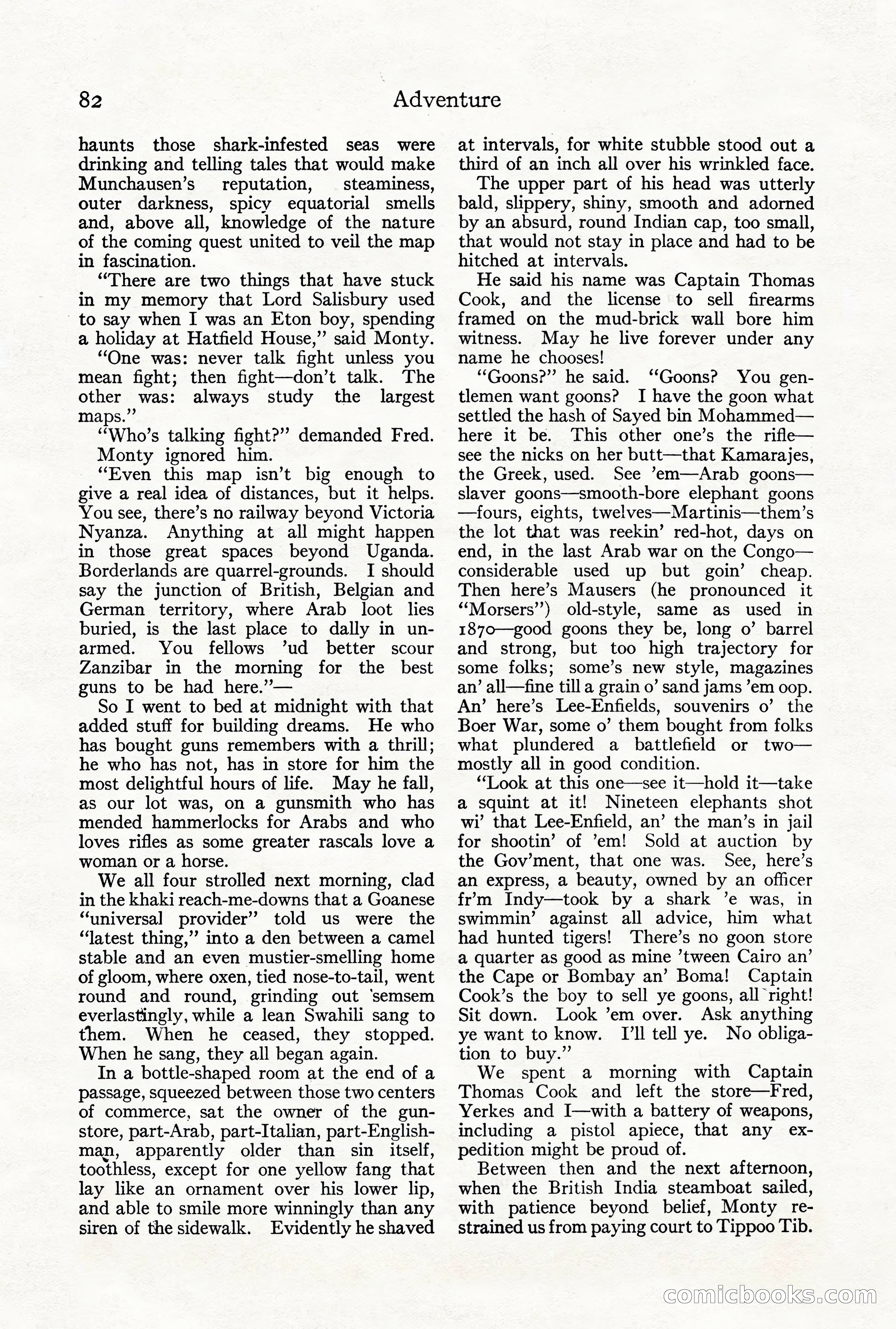 Adventure Magazine, Vol. 21, No. 3 — page 92 of 204