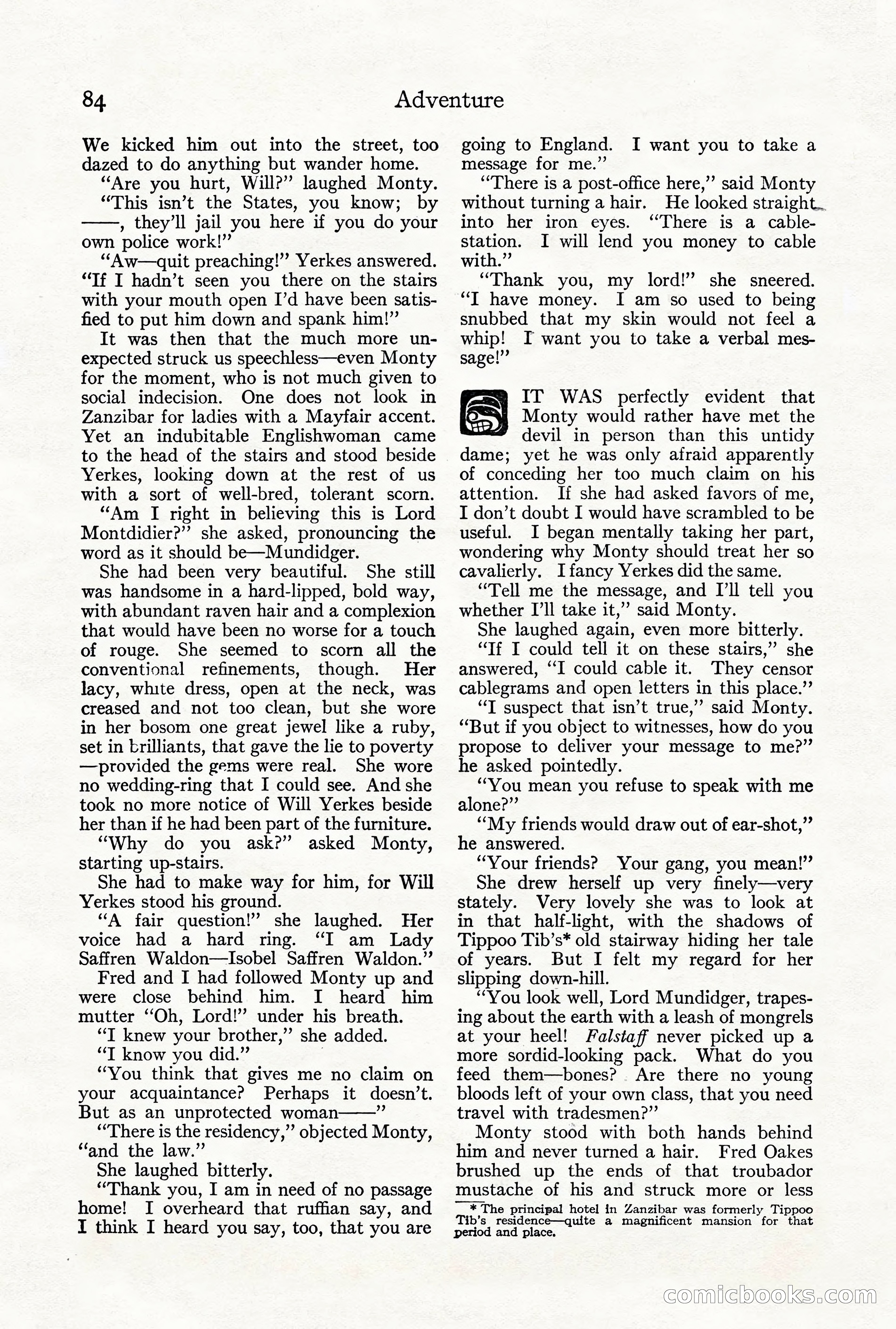 Adventure Magazine, Vol. 21, No. 3 — page 94 of 204
