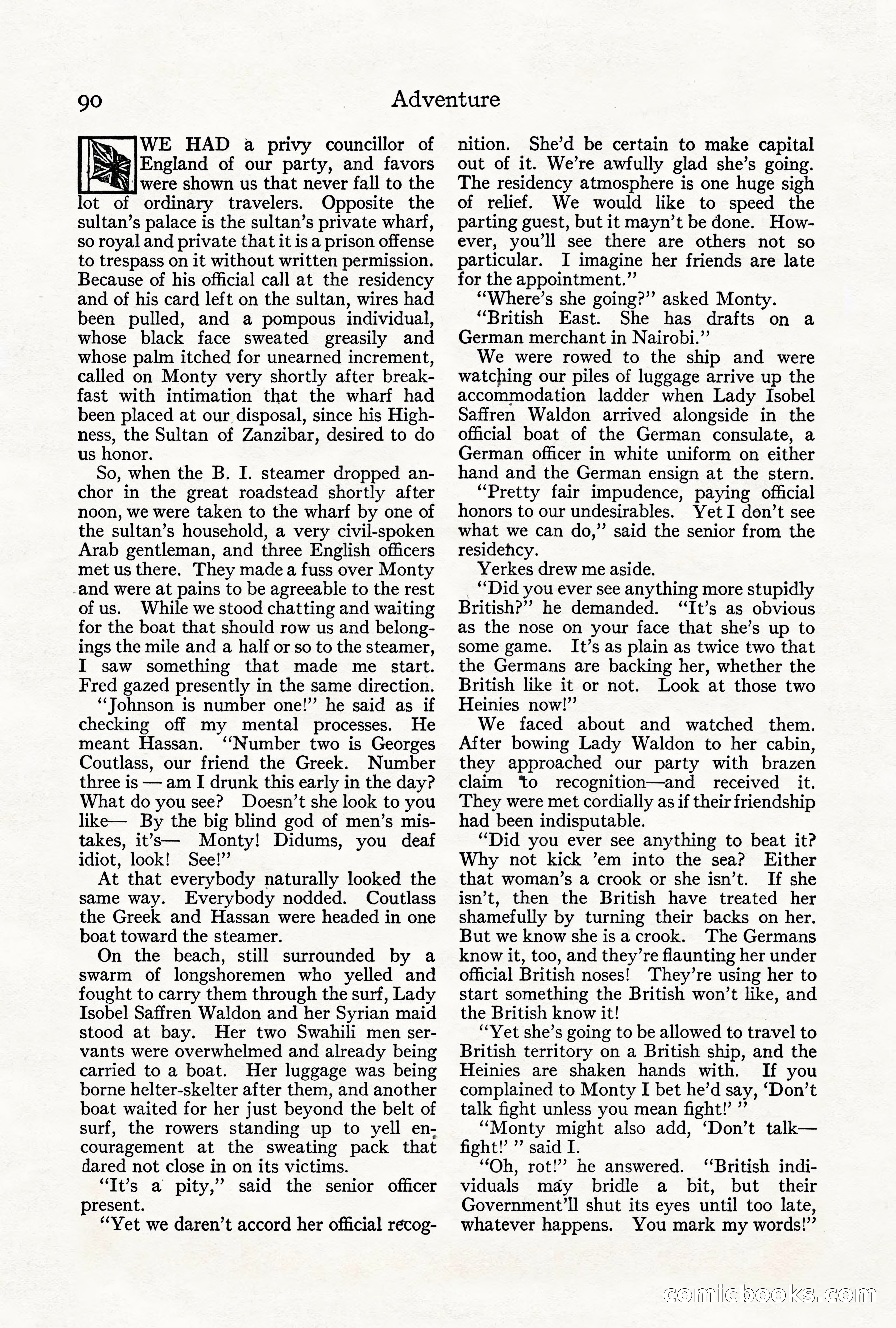 Adventure Magazine, Vol. 21, No. 3 — page 100 of 204