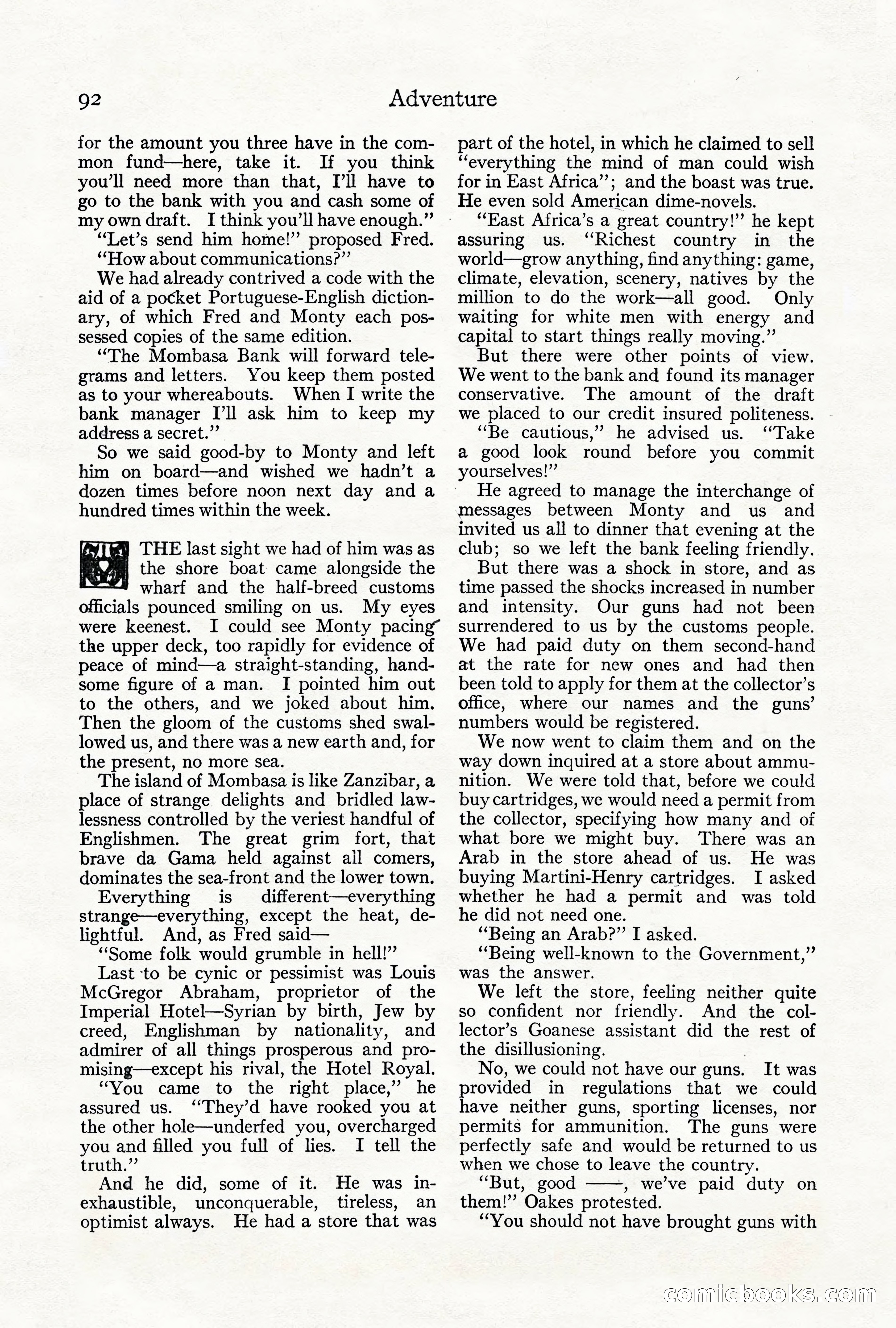 Adventure Magazine, Vol. 21, No. 3 — page 102 of 204
