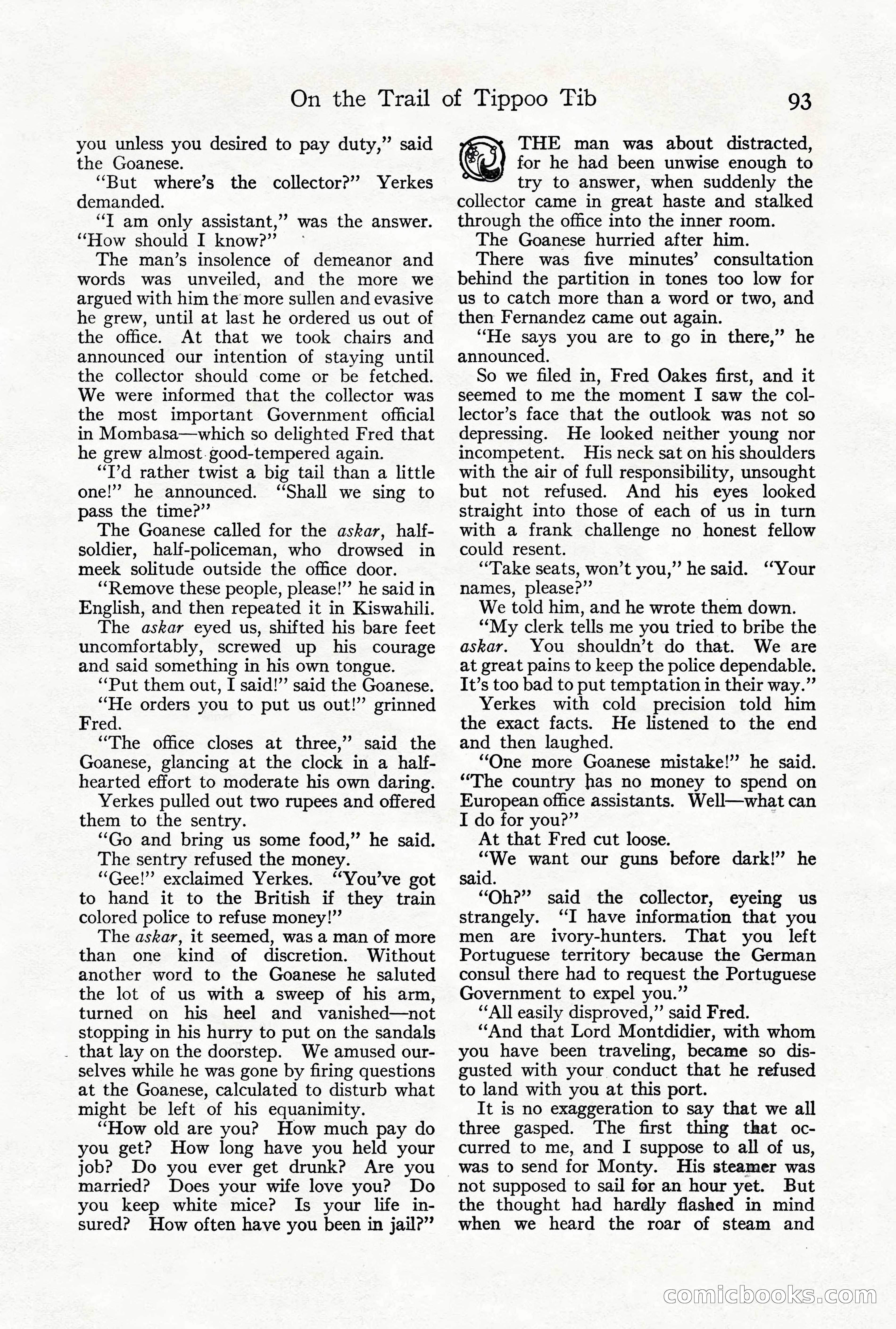 Adventure Magazine, Vol. 21, No. 3 — page 103 of 204
