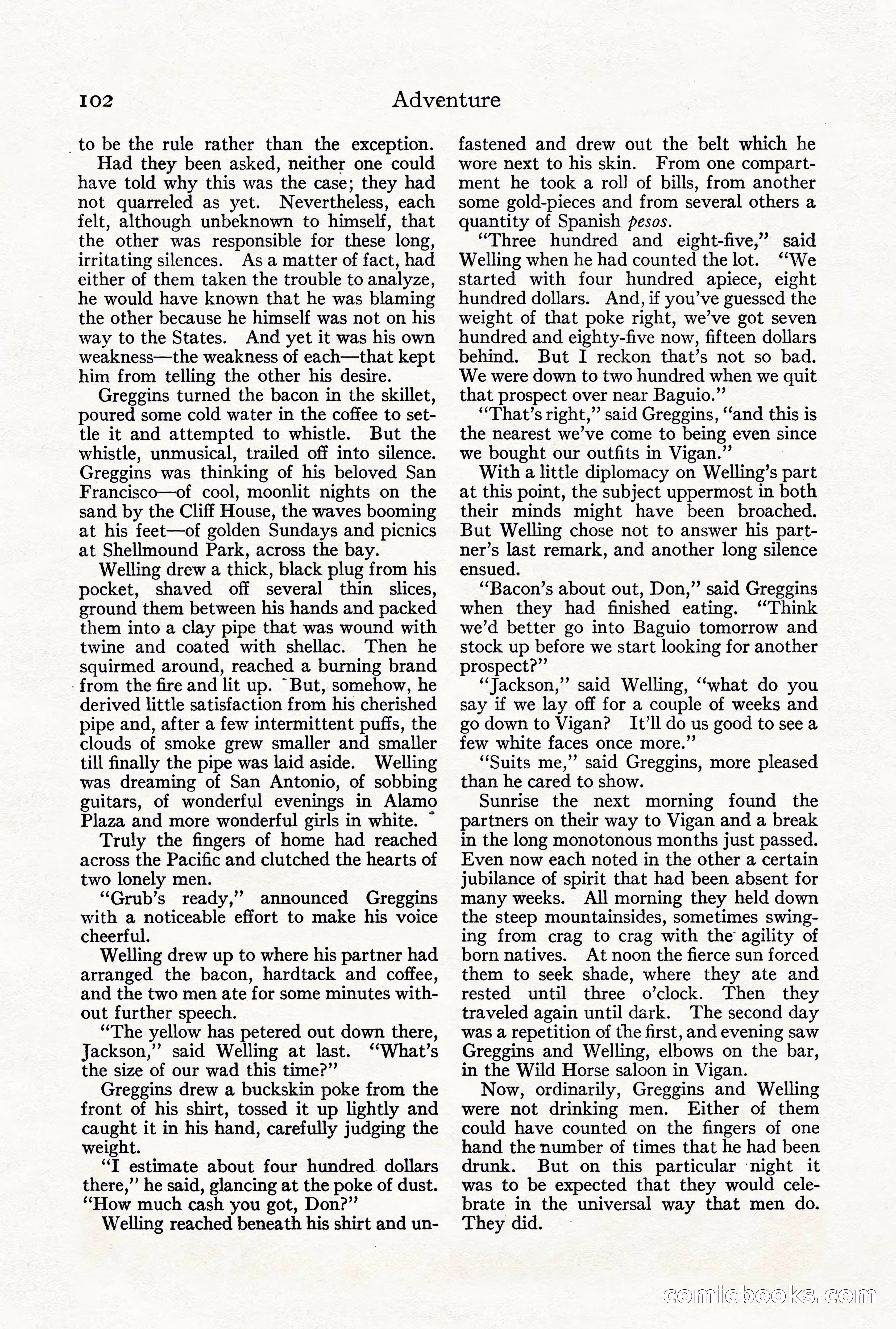 Adventure Magazine, Vol. 21, No. 3 — page 112 of 204